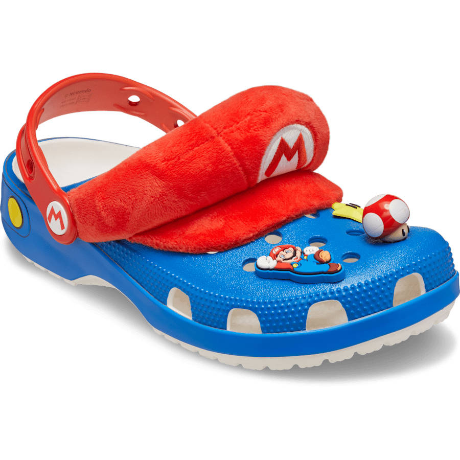 Nintendo x Crocs Classic Clog Mario Red Multi 212134-90H side