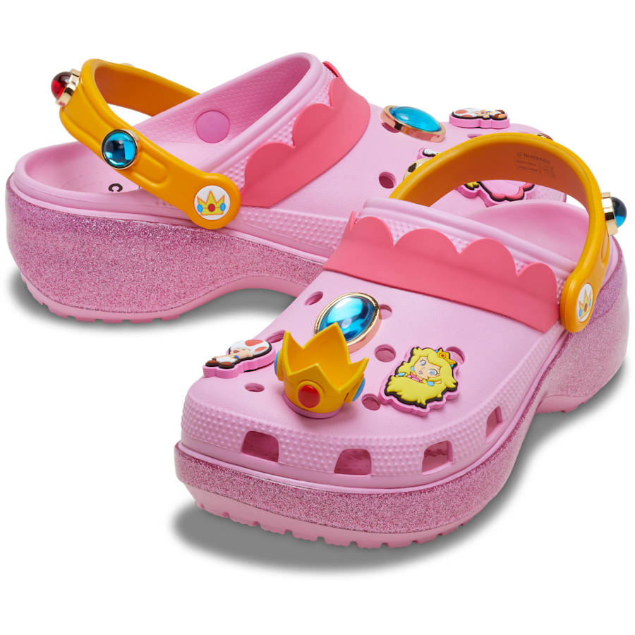 Nintendo x Crocs Classic Clog Princess Peach 212137-90H front