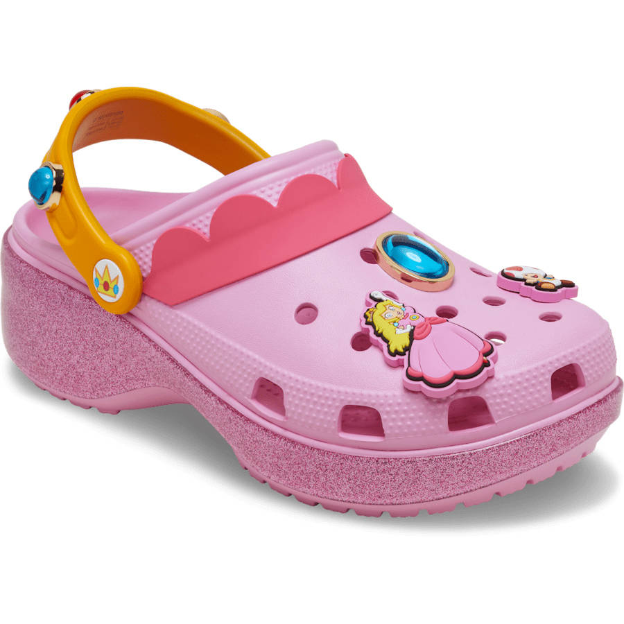 Nintendo x Crocs Classic Clog Princess Peach 212137-90H side