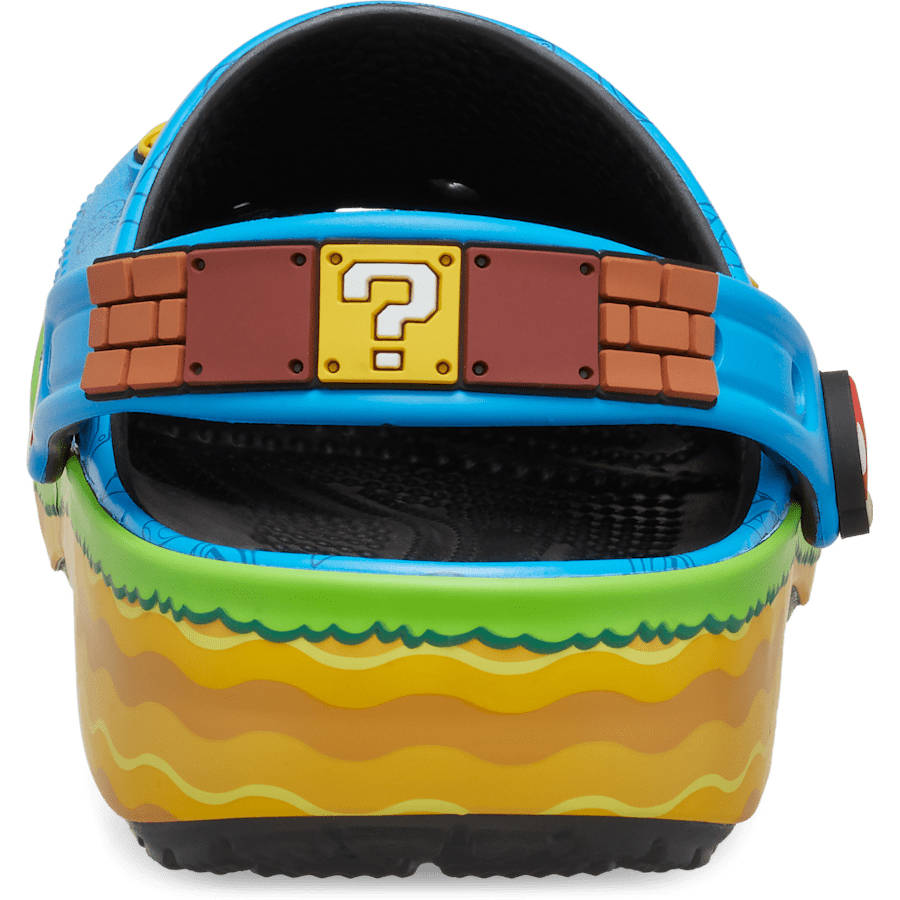 Nintendo x Crocs Classic Clog Super Mario Blue 212138-90H back