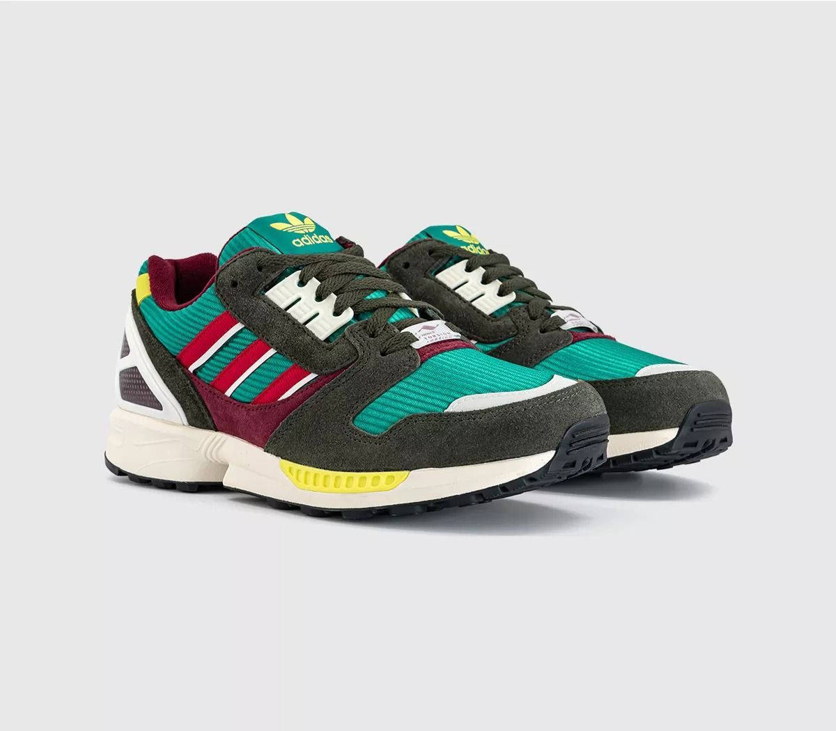Offspring x adidas ZX 8000 Equipment Green Multi KI2521 front