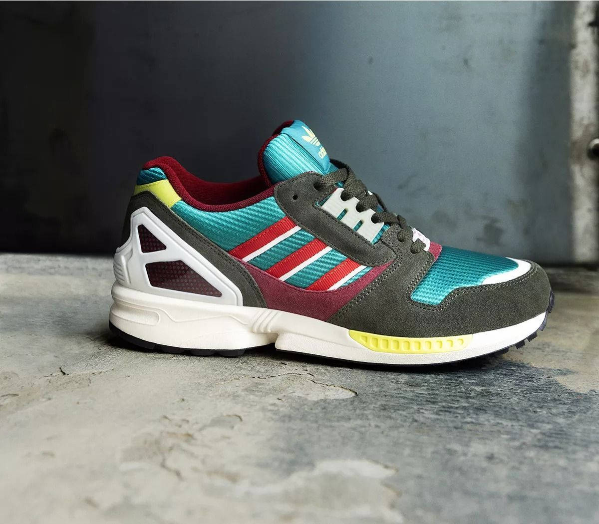 Offspring x adidas ZX 8000 Equipment Green Multi KI2521 side