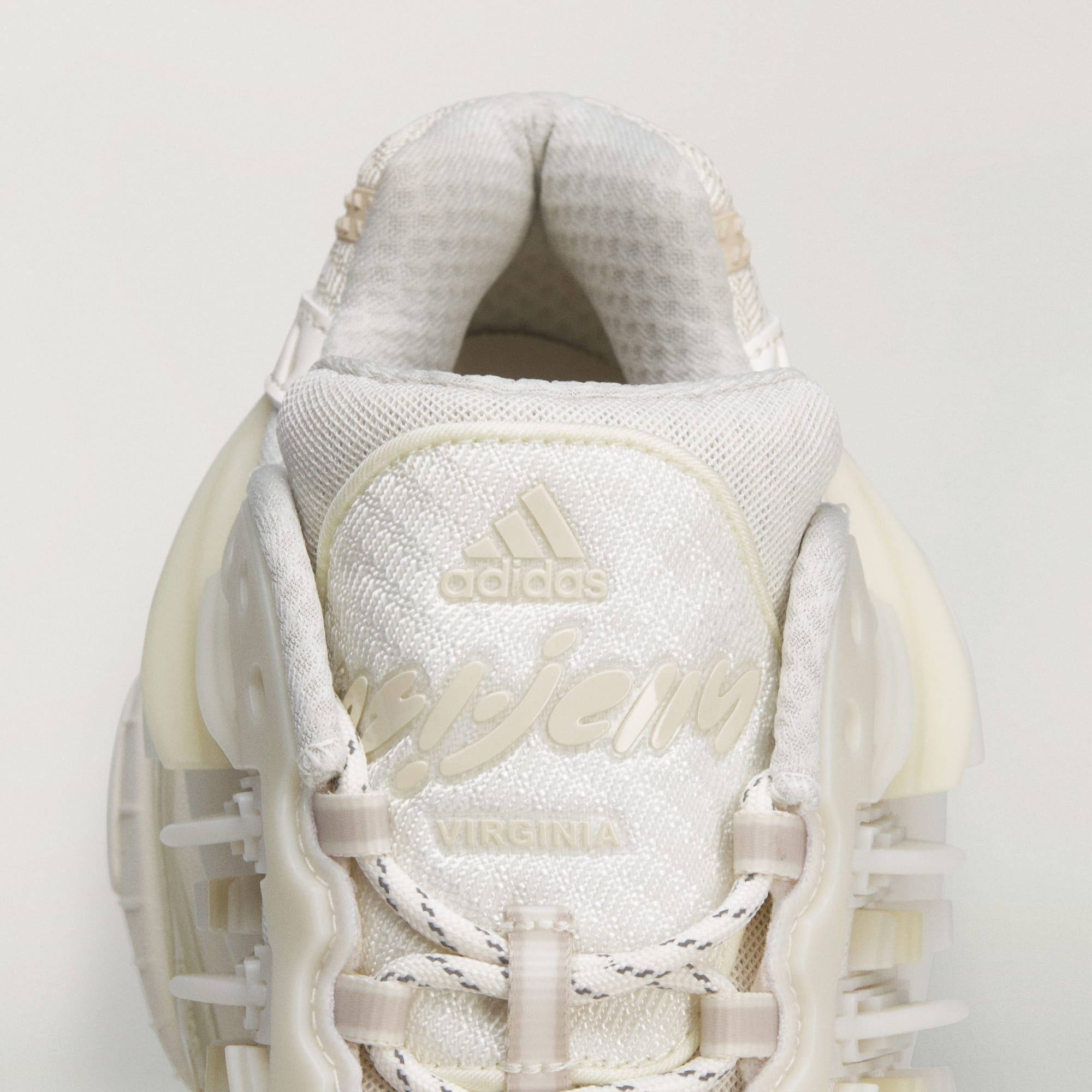 Pharrell x adidas Jellyfish Triple White KH6730 tongue