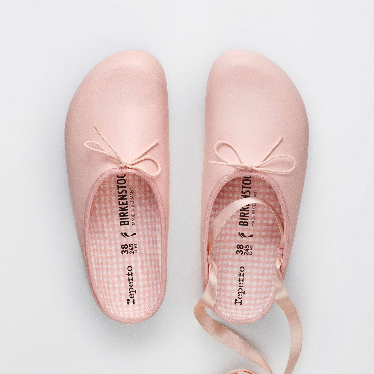 Repetto x Birkenstock Opera Pink middle