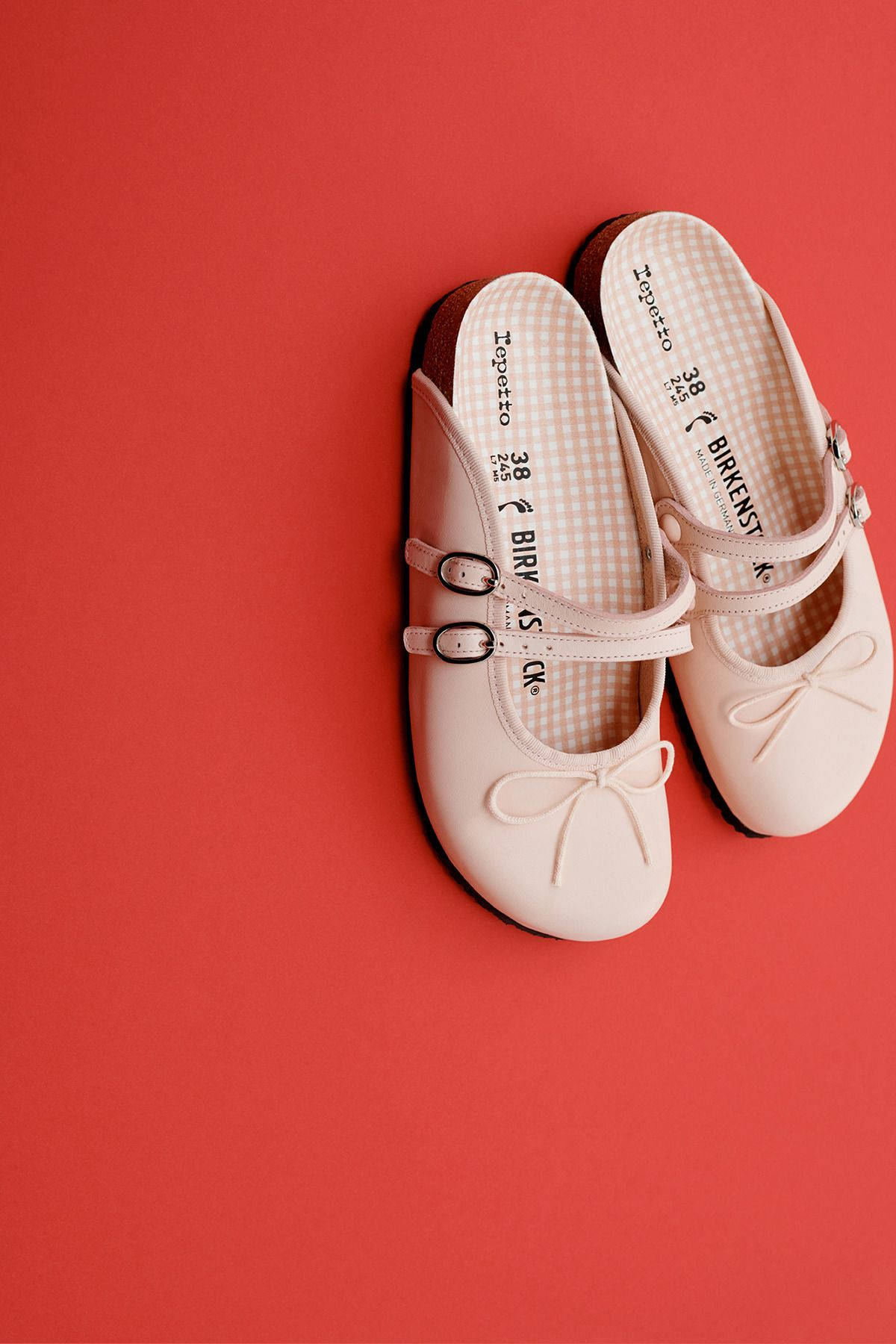 Repetto x Birkenstock Scala Pink side