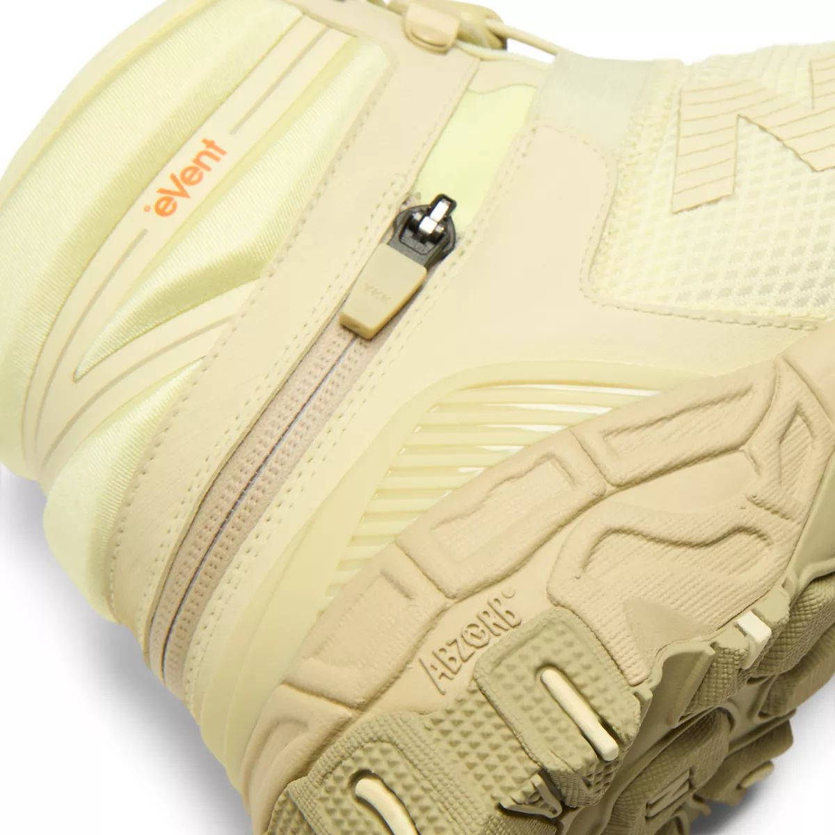 TDS x New Balance MSNB1 Morel Pistachio Butter MSNB18XB heel