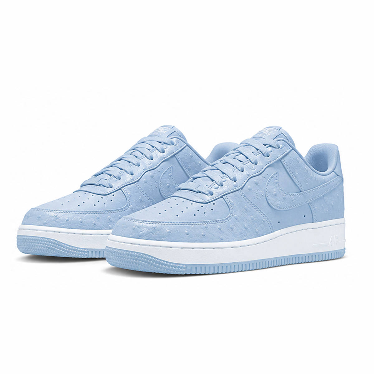 Travis Scott x Nike Air Force 1 Low Icey Blue Mockup Pair Mockup