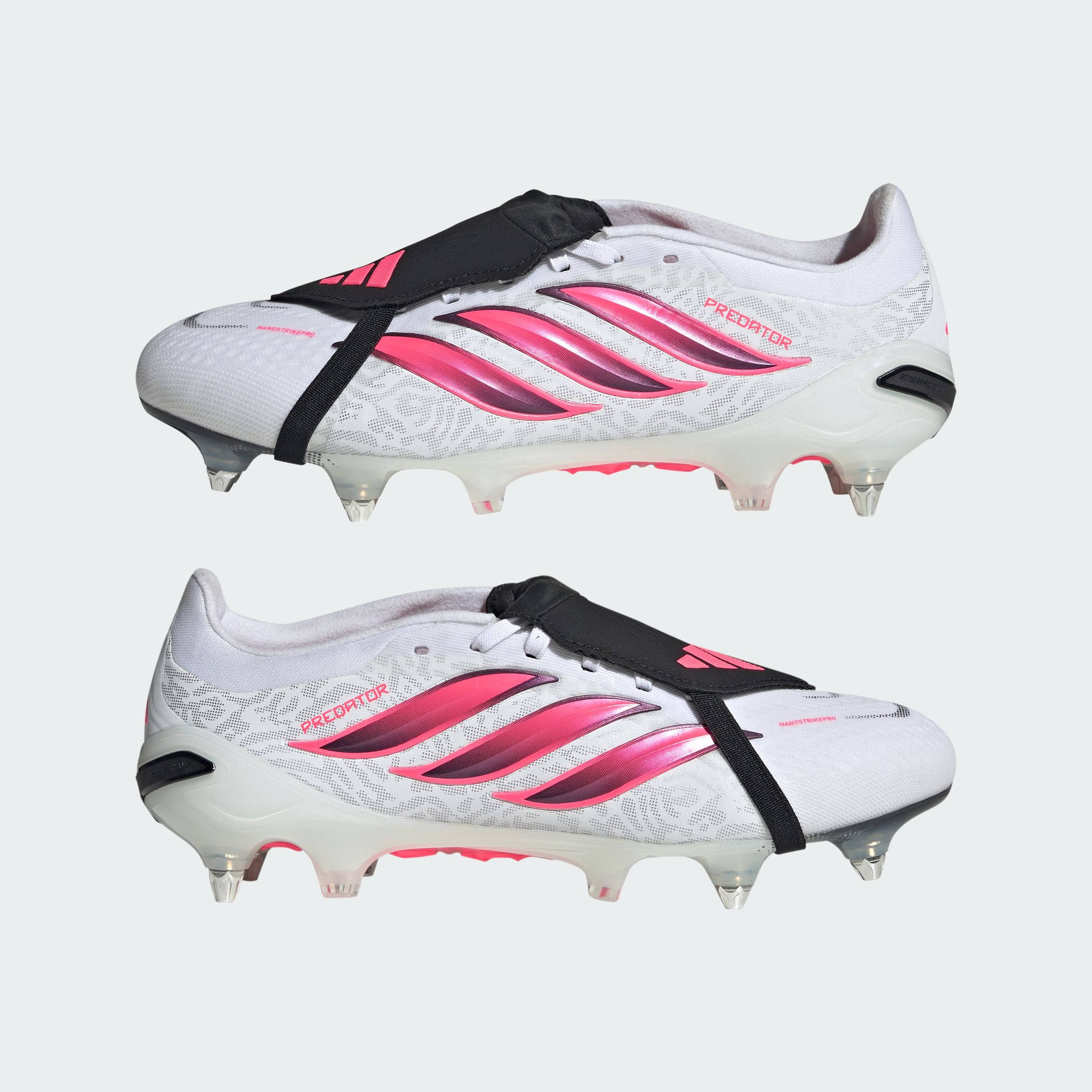 adidas Predator Pro Fold-Over Tongue Soft Ground Football Boots White Solar Turbo IH7237 feature