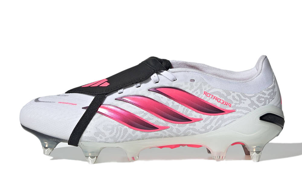 adidas Predator Pro Fold-Over Tongue Soft Ground Football Boots White Solar Turbo IH7237