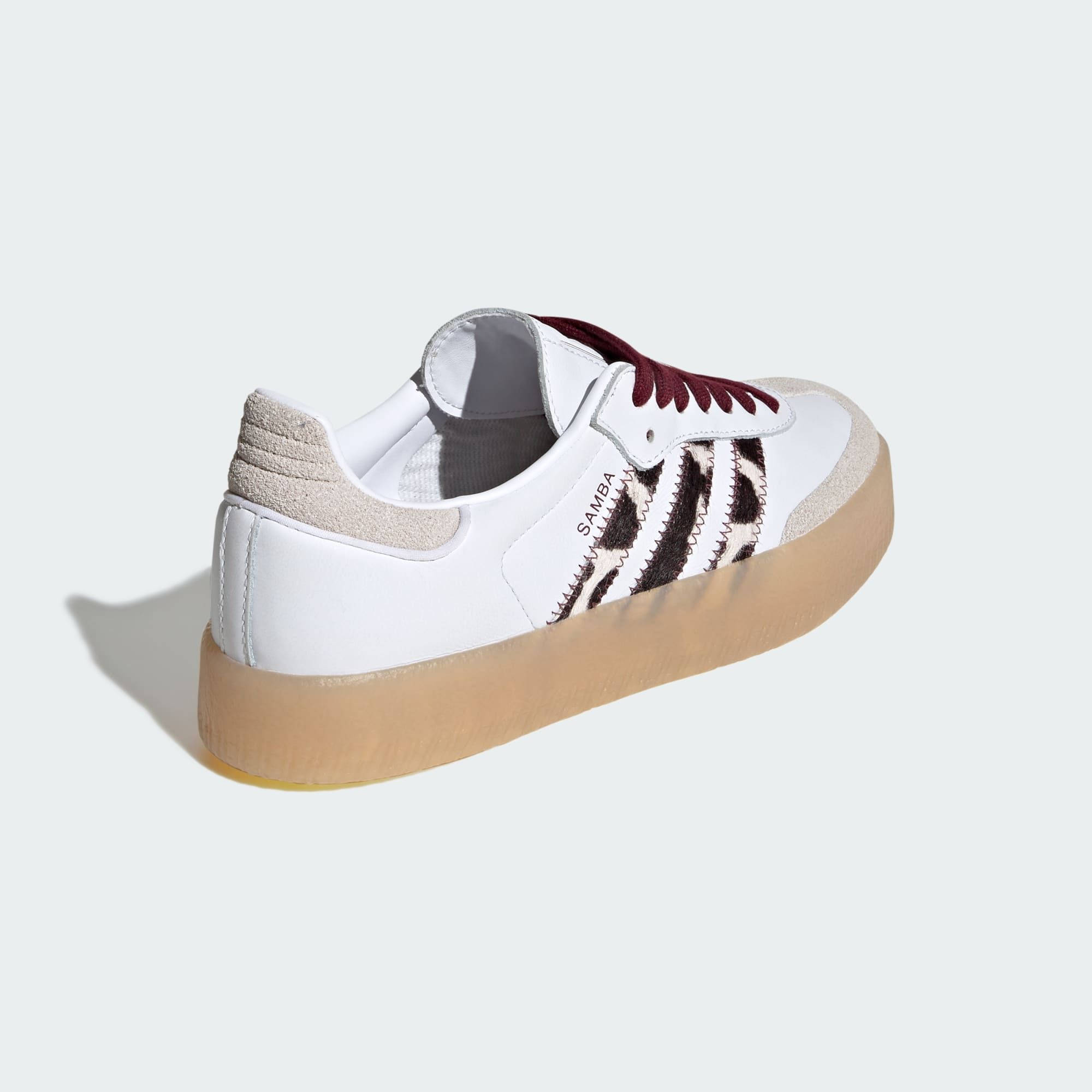 adidas Sambae Print White Red KI2153 back