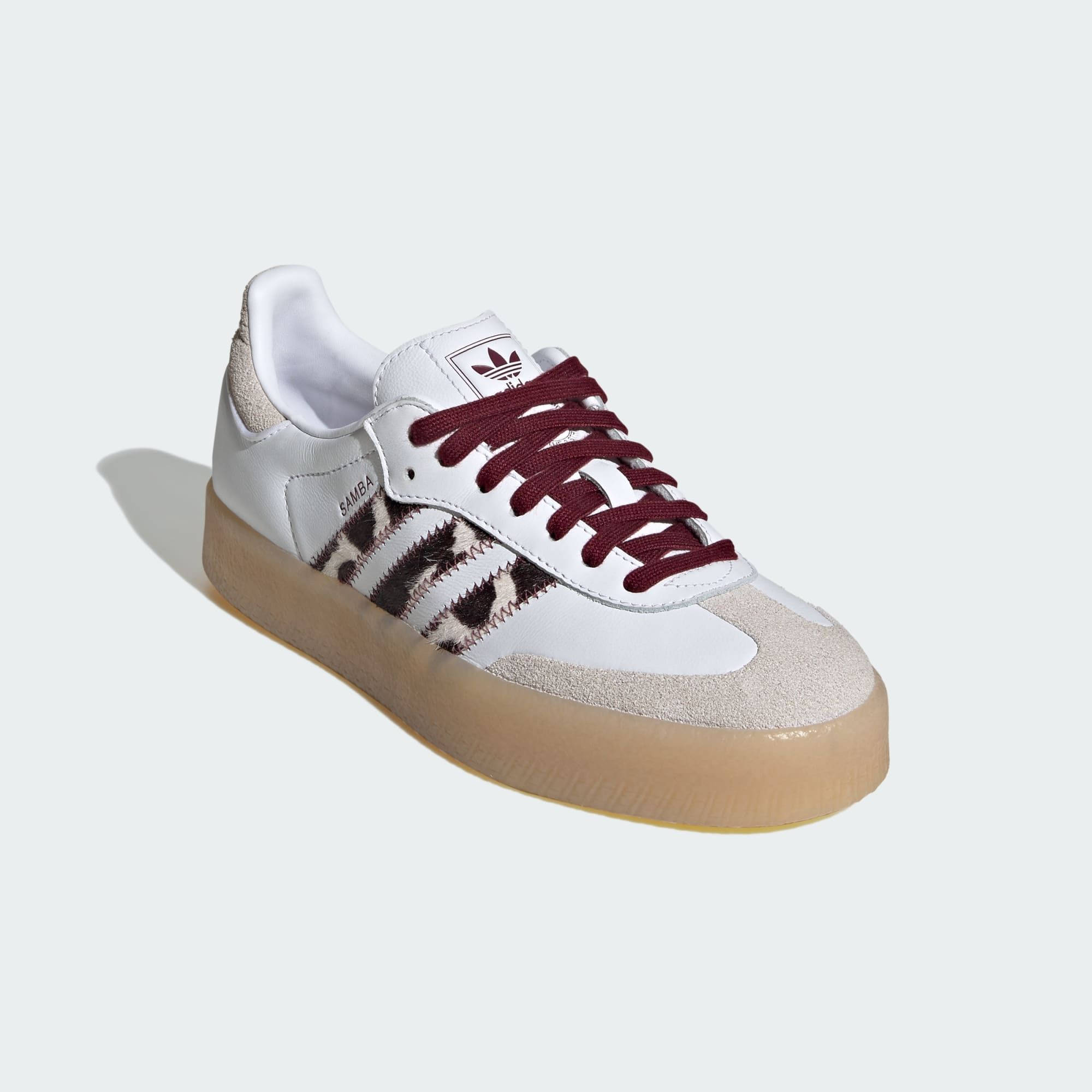 adidas Sambae Print White Red KI2153 front