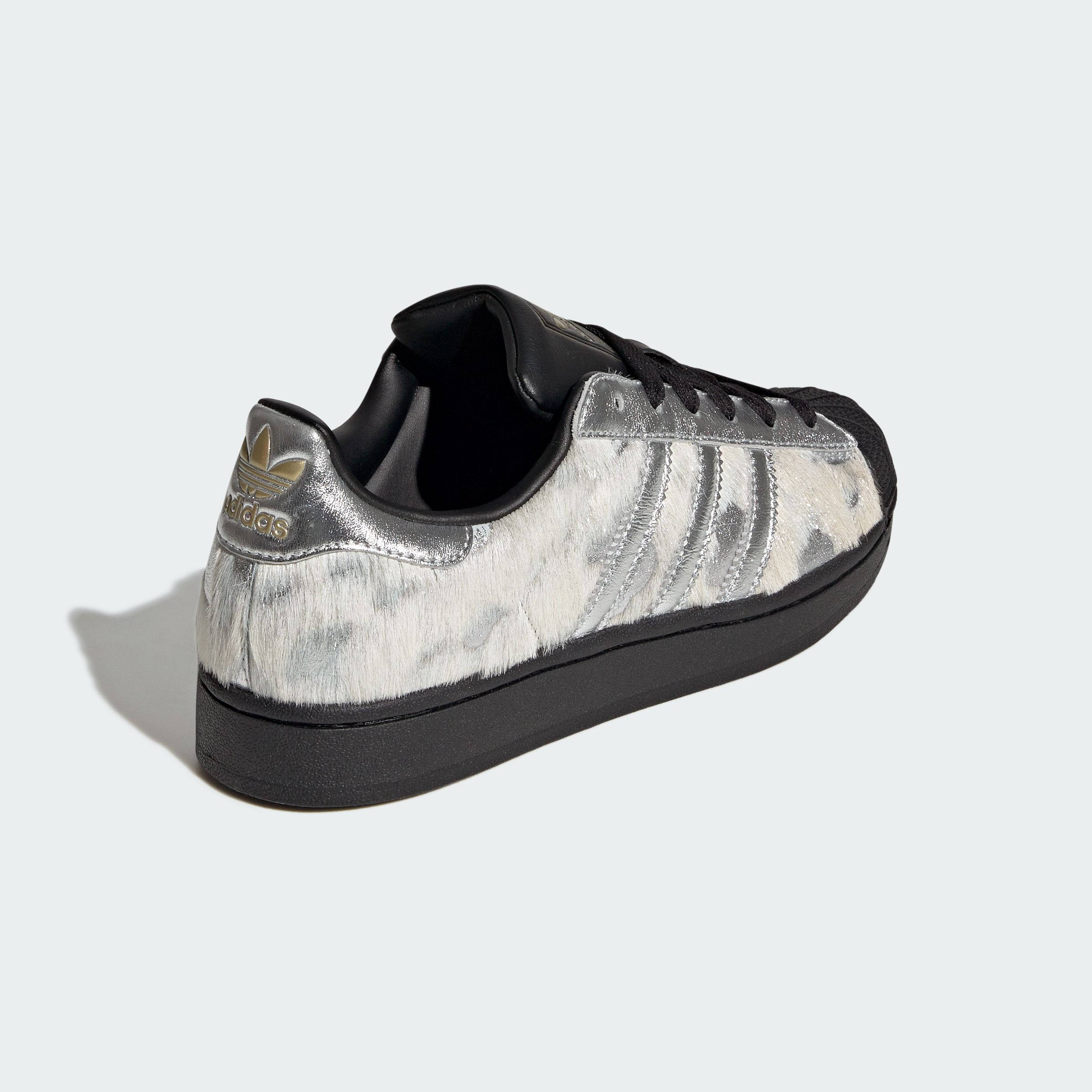 adidas Superstar II Cream Pony Hair Silver Metallic KJ4863 back