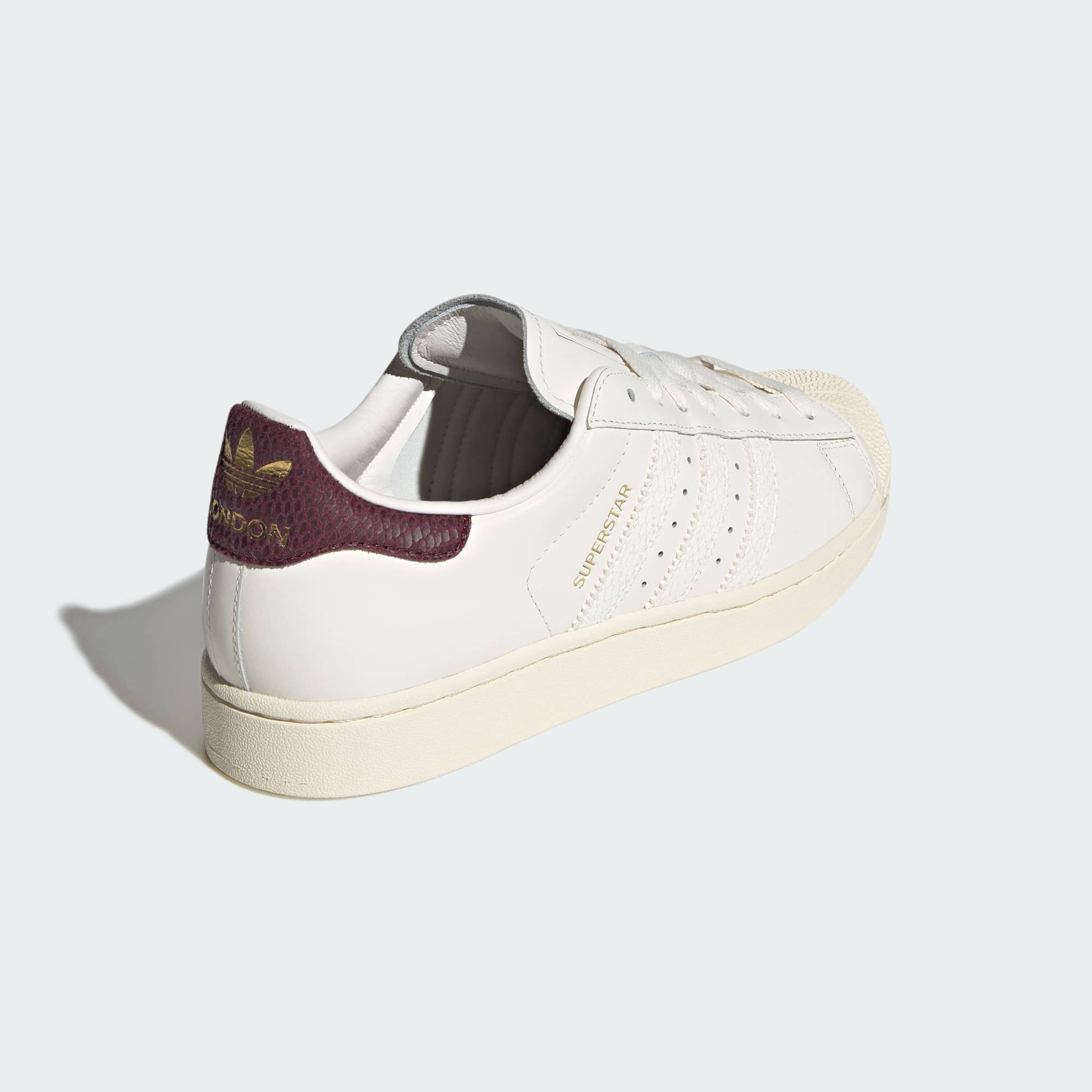 adidas Superstar London White Brown LB5475 back