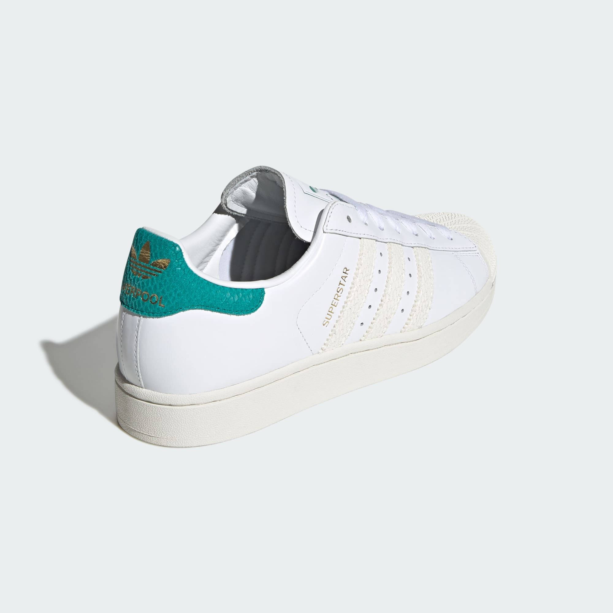 adidas Superstar London White Green LB5478 back