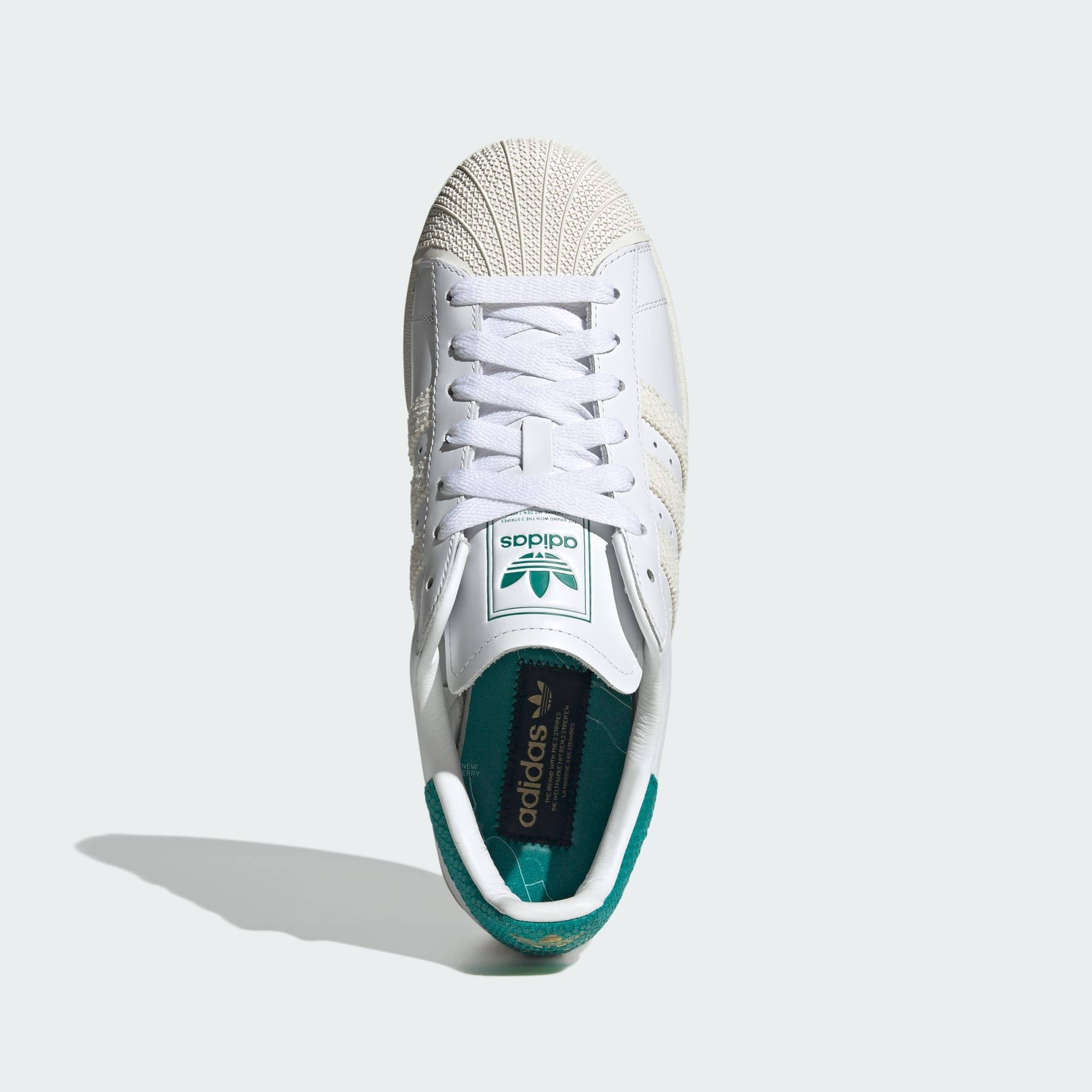 adidas Superstar London White Green LB5478 middle