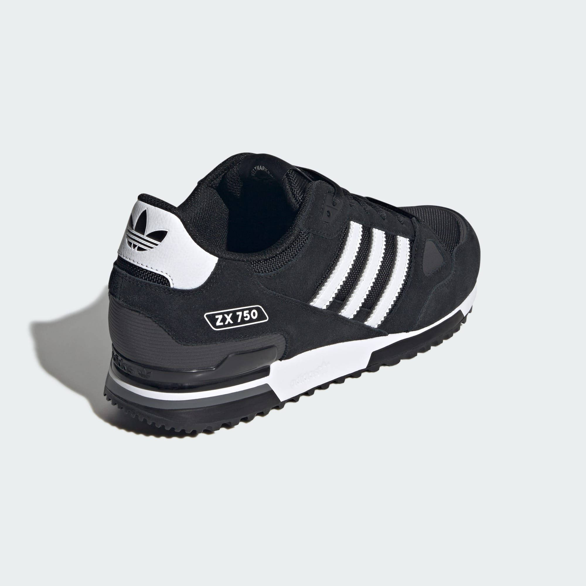 adidas ZX 750 Black White LA6186 back