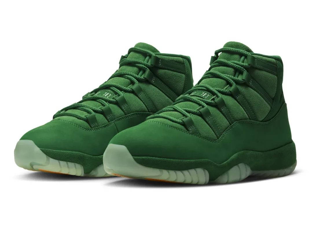 Air Jordan 11 Green Screen front