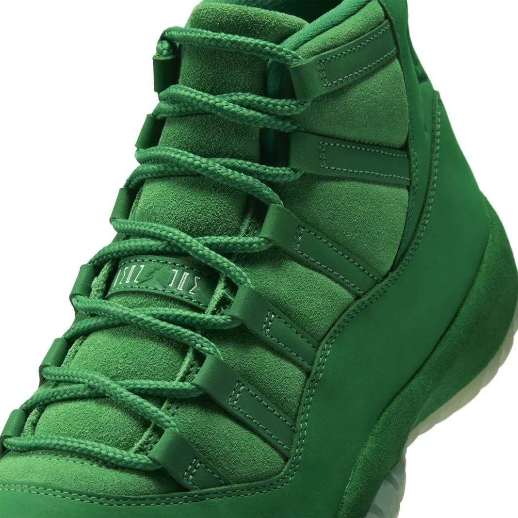 Air Jordan 11 Green Screen side