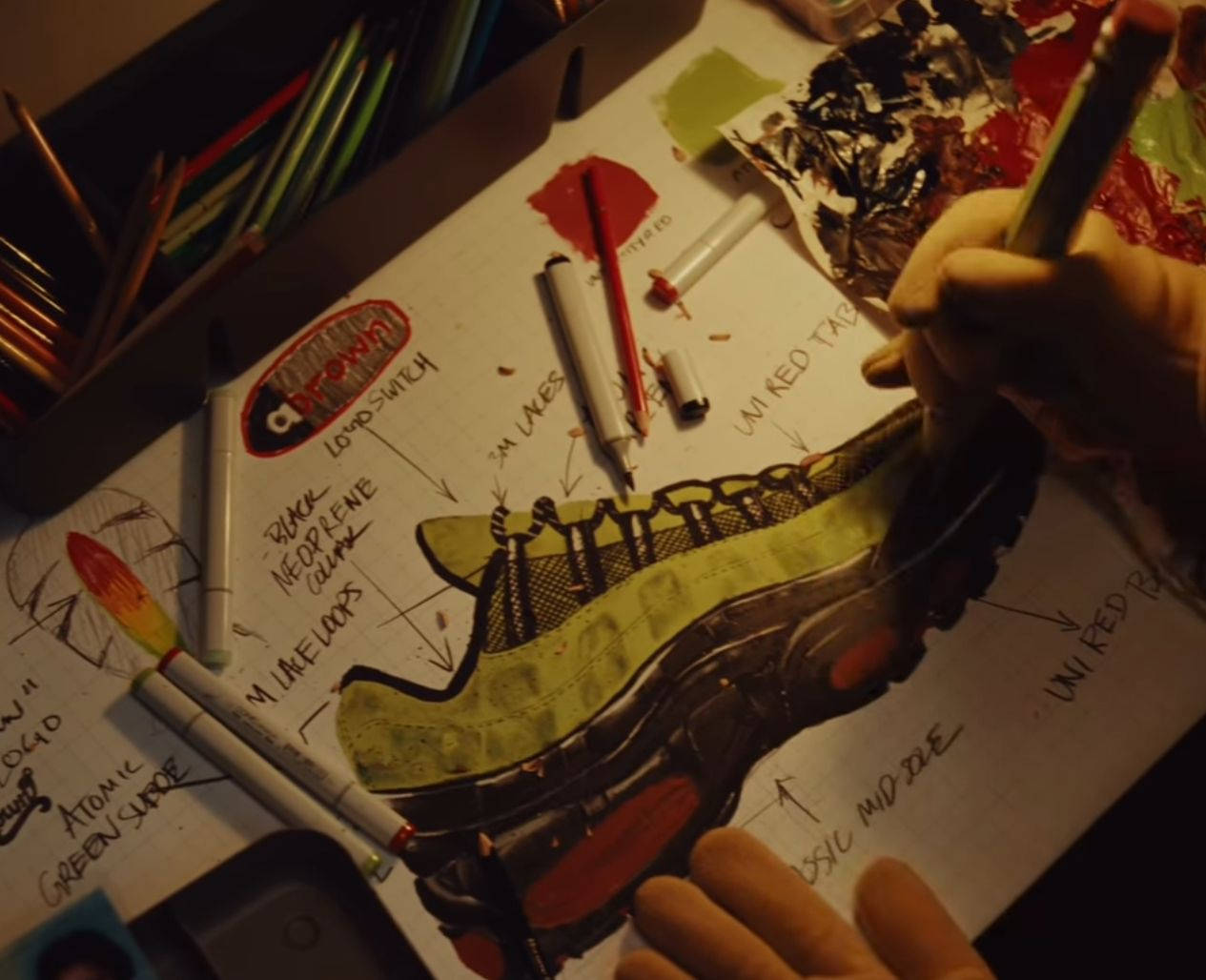 Aya Brown x Nike Air Max 95 Big Bubble Atomic Green first look