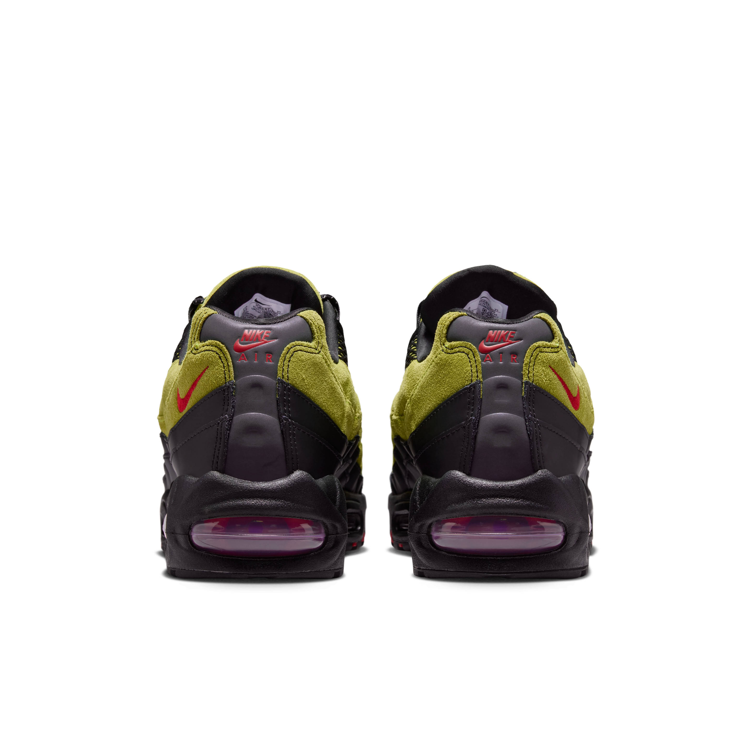 Aya Brown x Nike Air Max 95 Big Bubble Atomic Green Heel