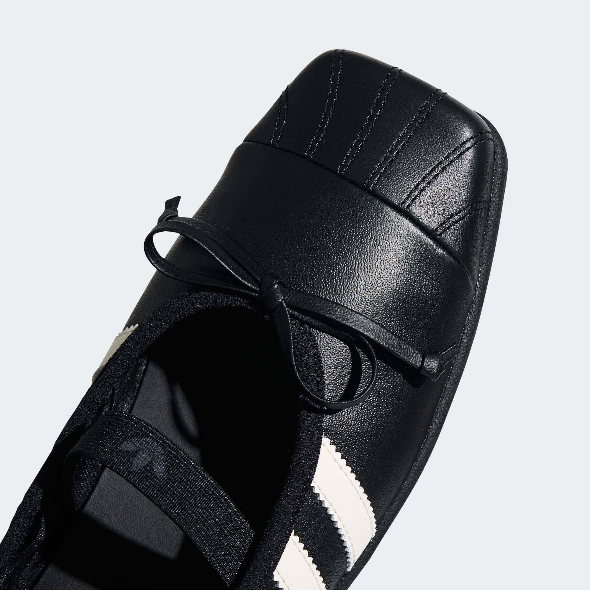 Jennie x adidas Superstar Square Ballet Black LB3787 toe