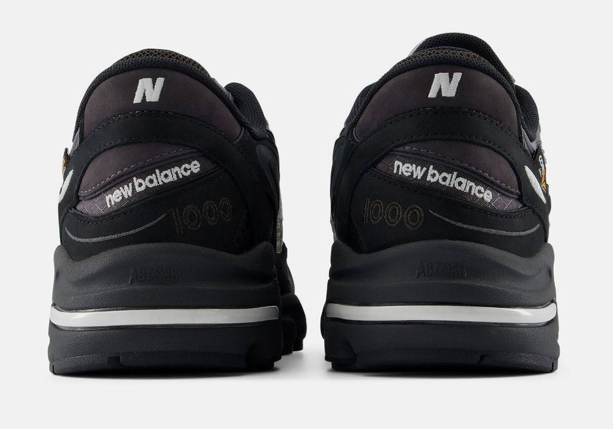 New Balance 1000 Cordura Black Grey back
