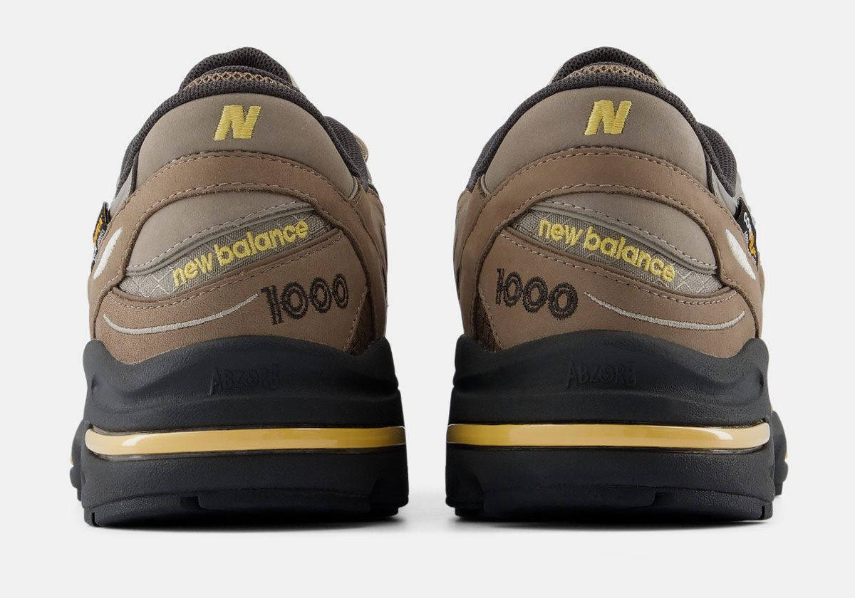 New Balance 1000 Cordura Brown Grey back