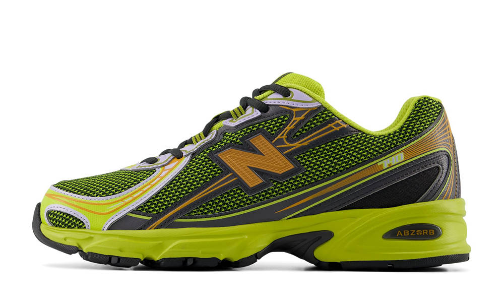 New Balance 740 Green Orange