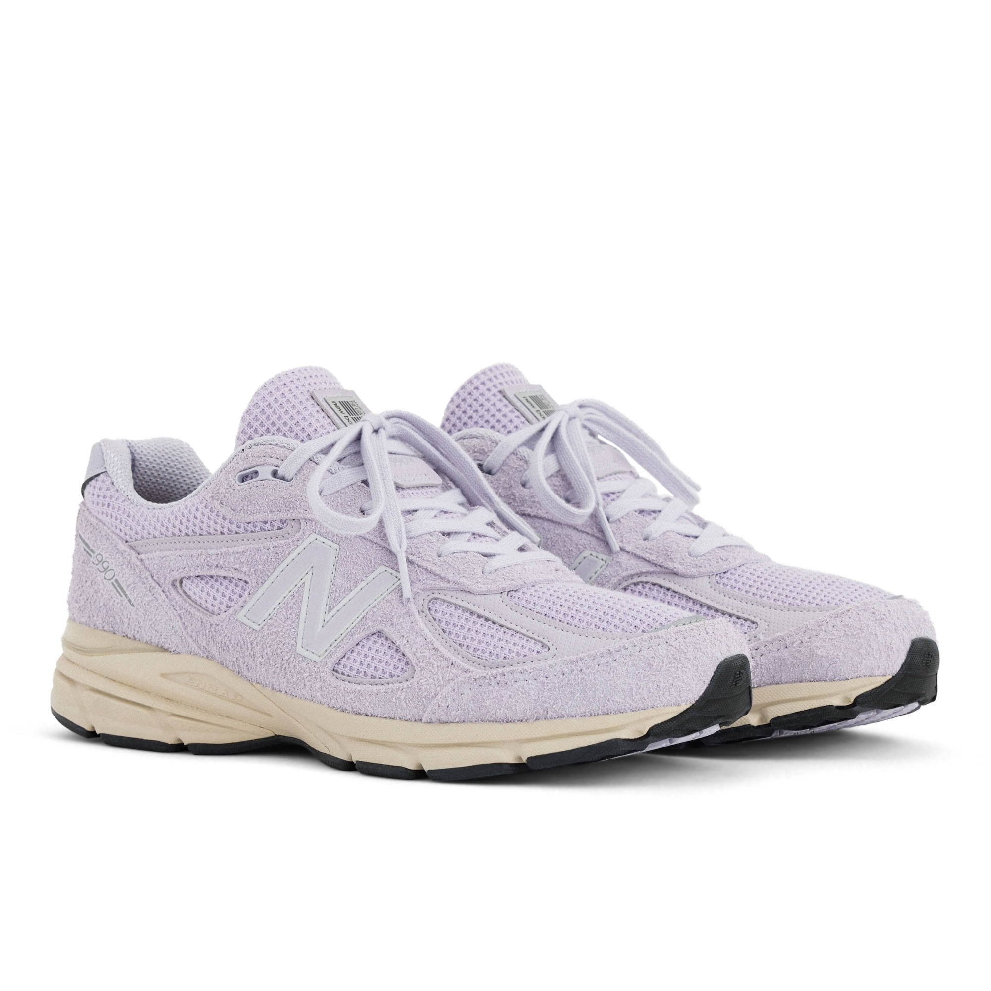 New Balance 990v4 Grey Violet Timberwolf Pair