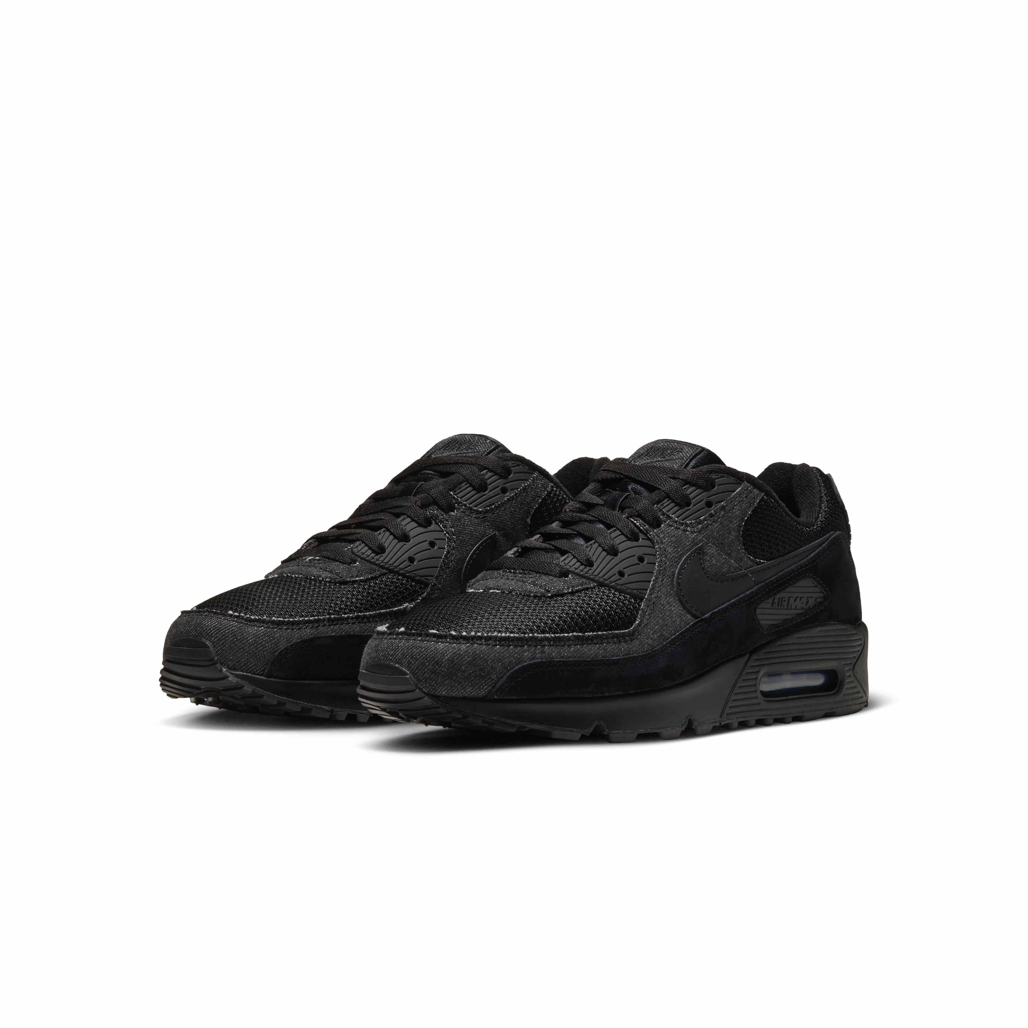 Nike Air Max 90 Black Denim front