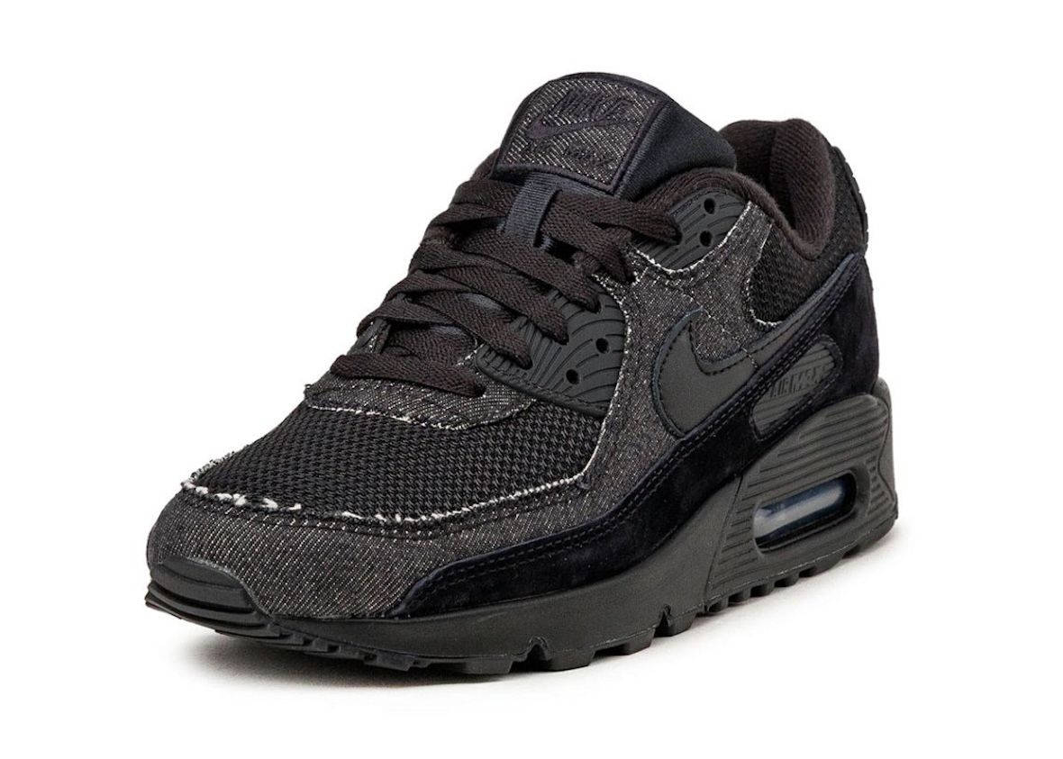 Nike Air Max 90 Black Denim IW6365-001 front