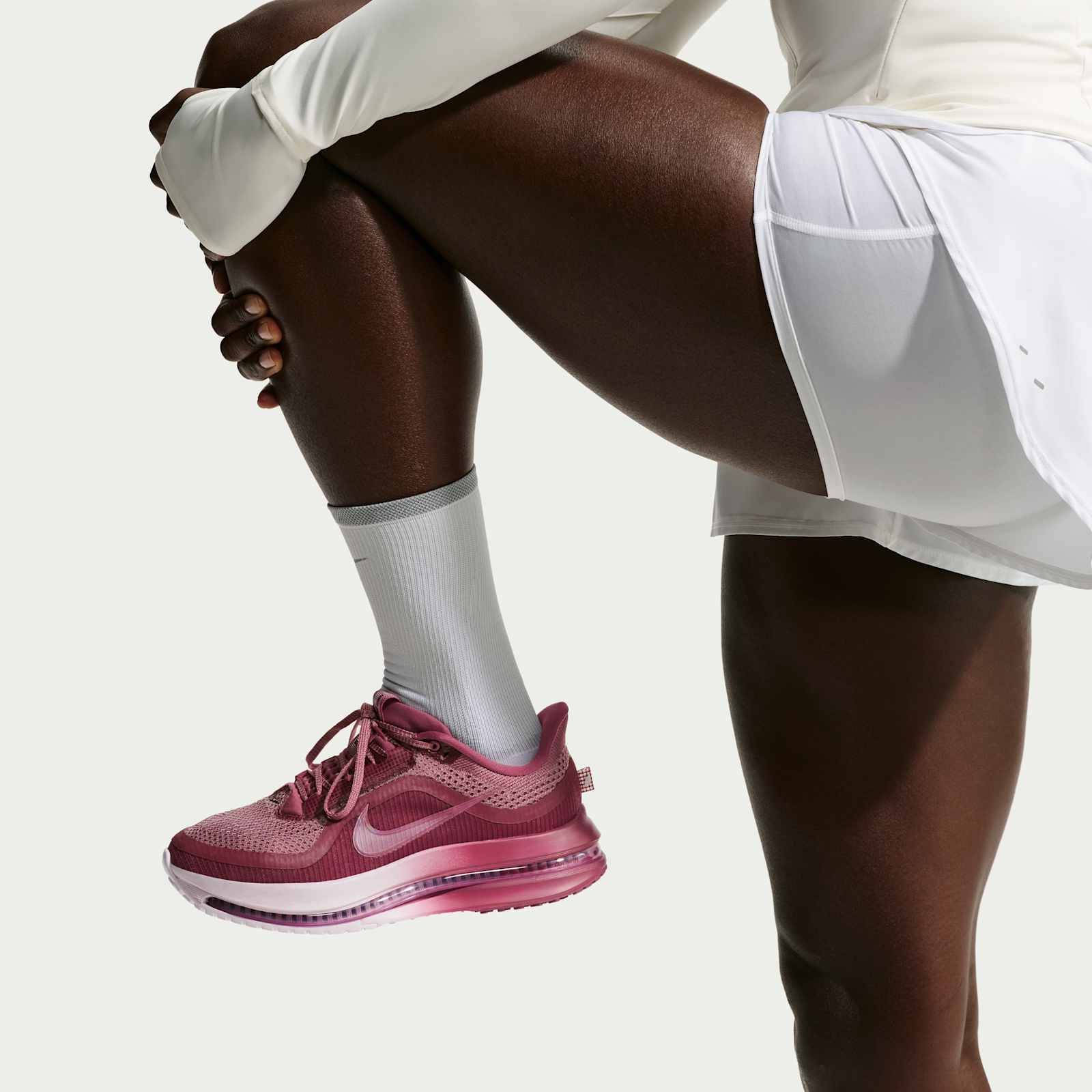 Nike Pegasus Premium Pink Smoke Magenta HQ2593-607 on foot