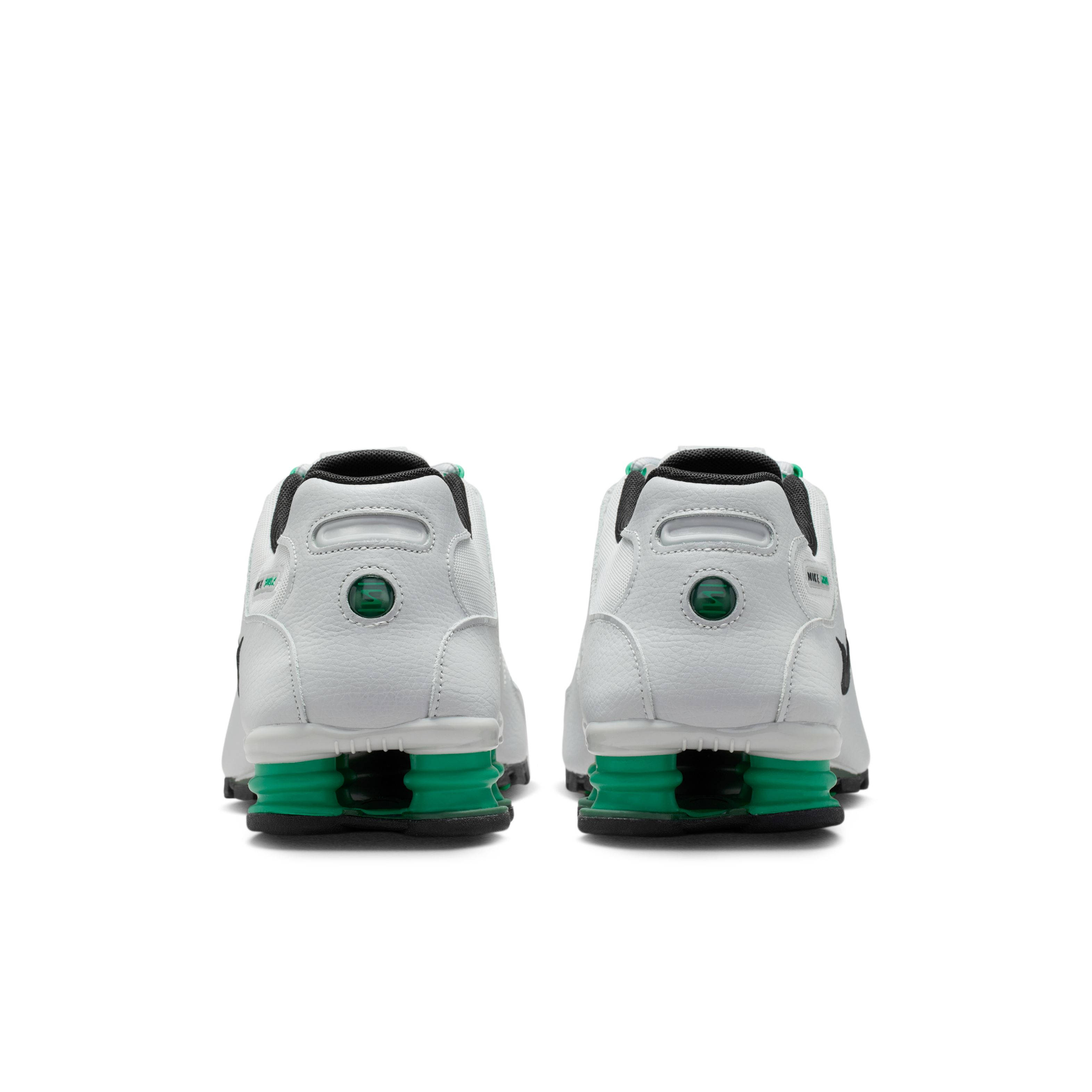 Nike Shox NZ Grey Fog Stadium Green IQ8263-001 back