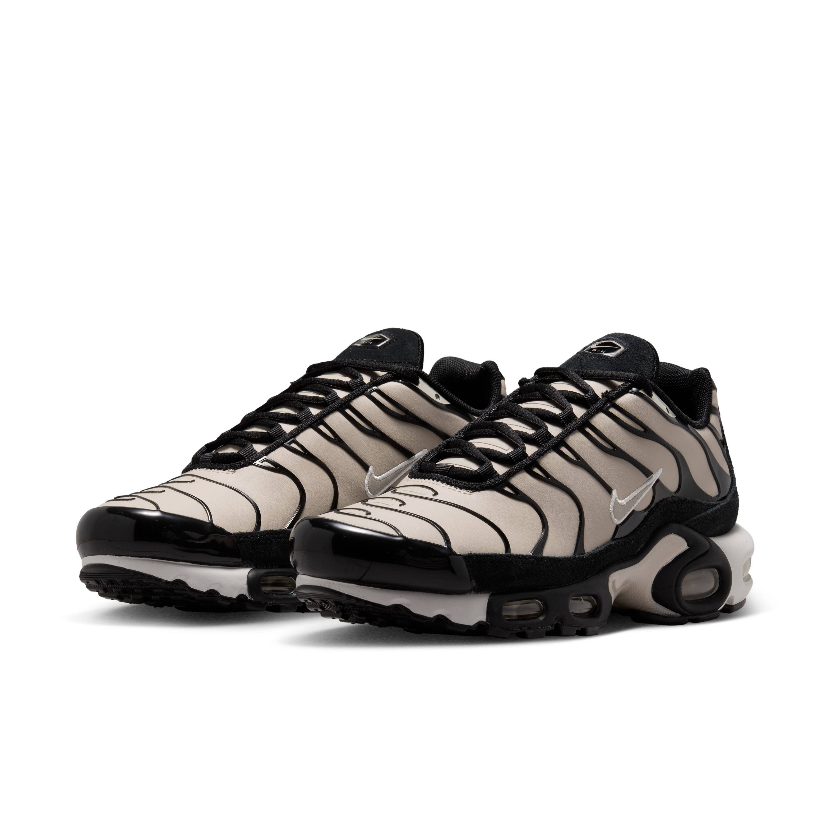 Nike TN Air Max Plus Suede Cream Black IV5286-200 front