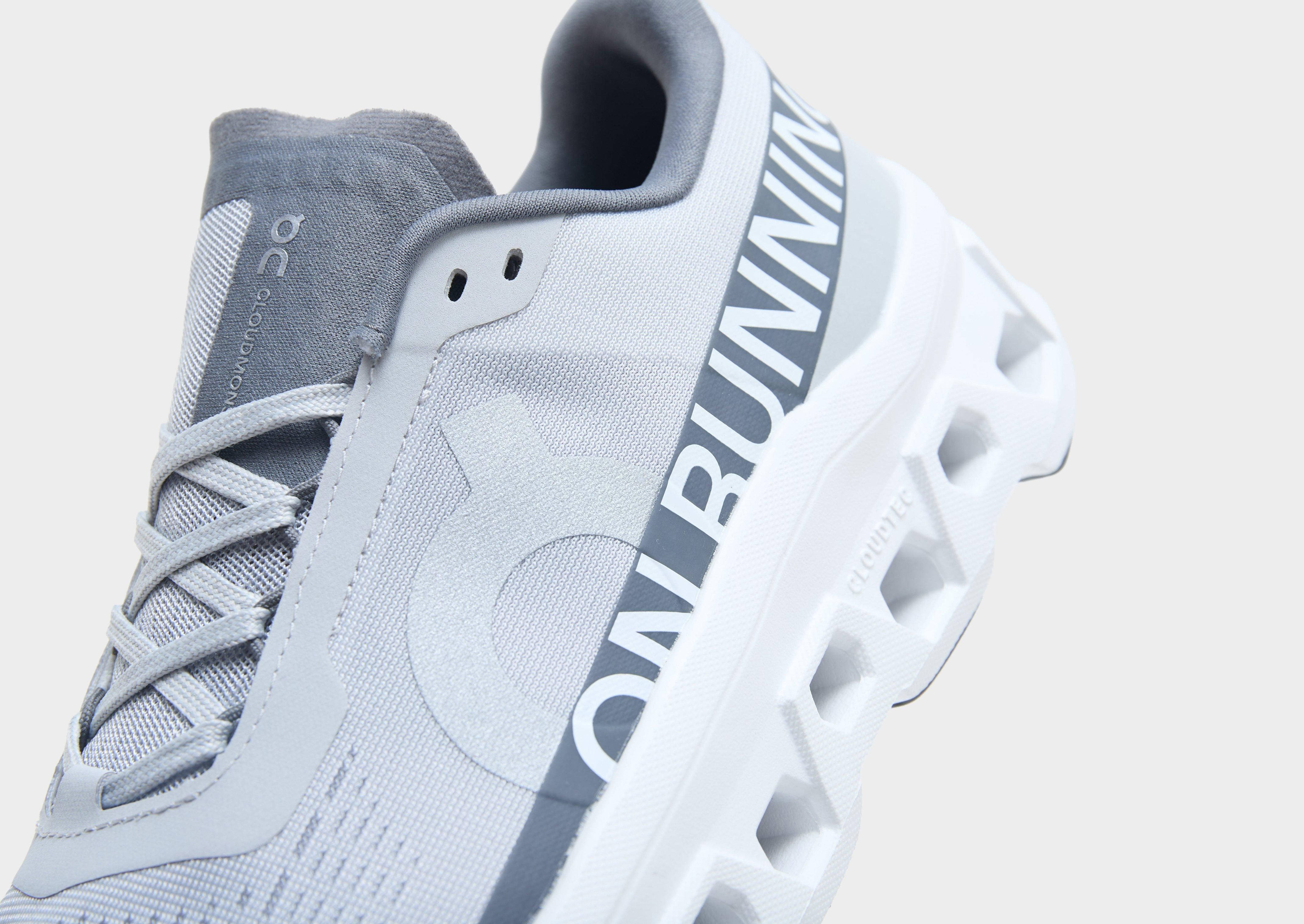 On Running Cloudmonster White Blue 798419 heel