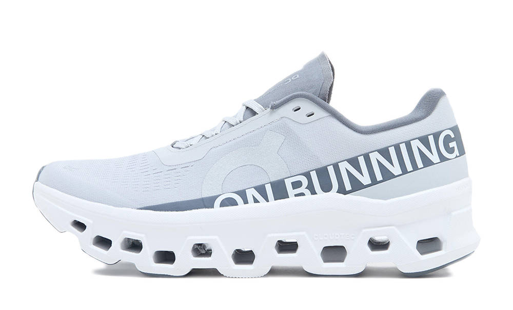 On Running Cloudmonster White Blue