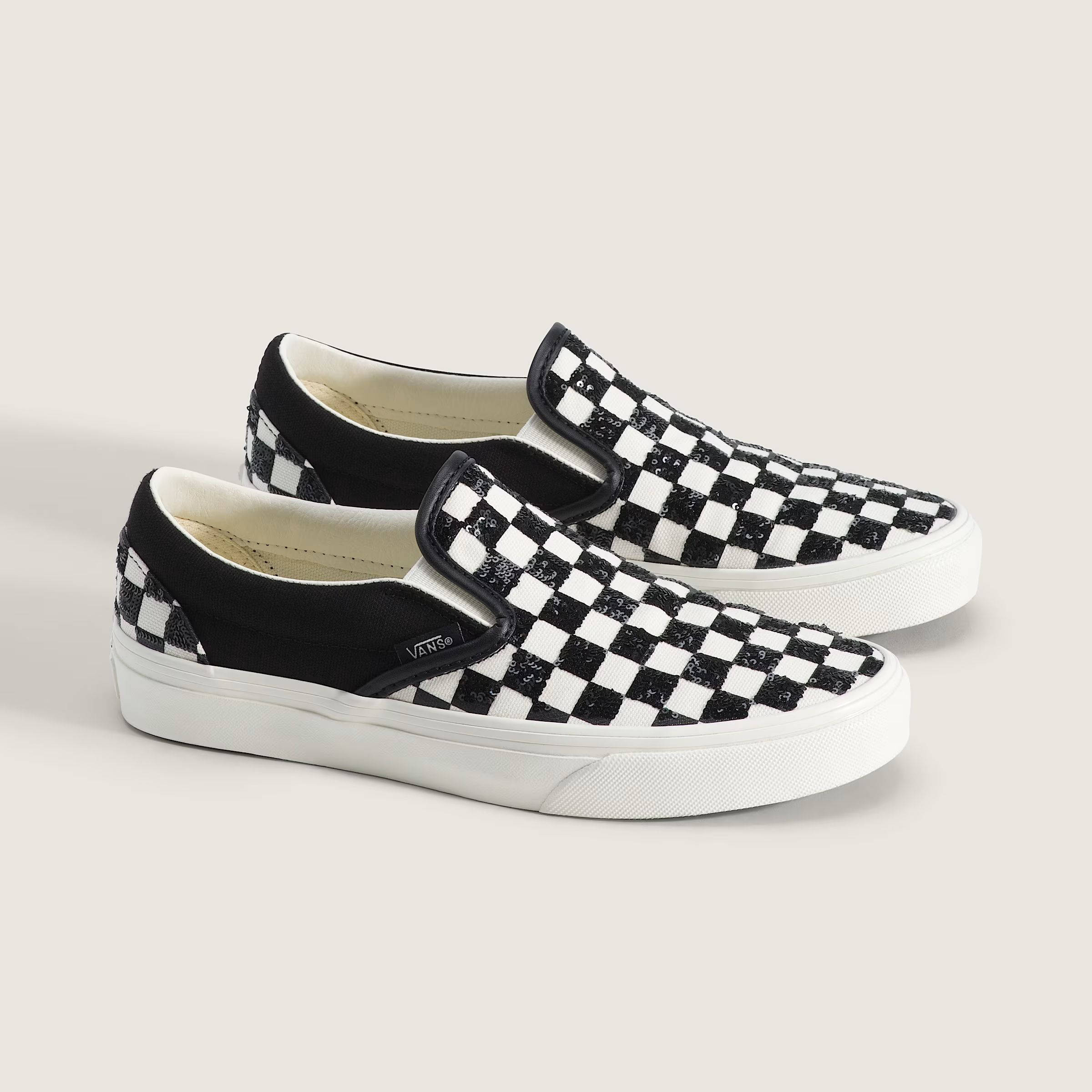 Vans Classic Slip-On Checkerboard White Black VN000D6Y705 front