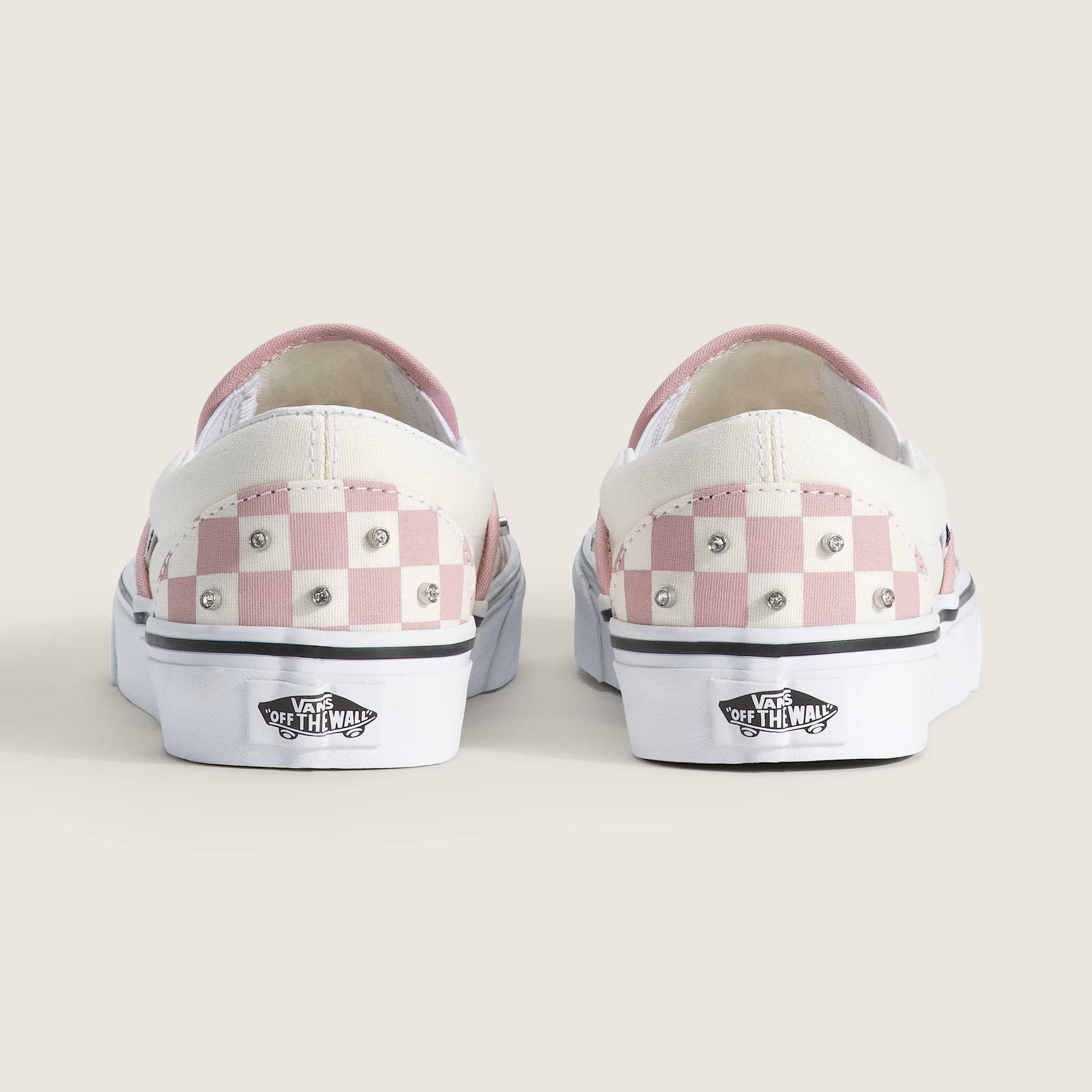 Vans Classic Slip-On Pink White VN000D6YFPR back