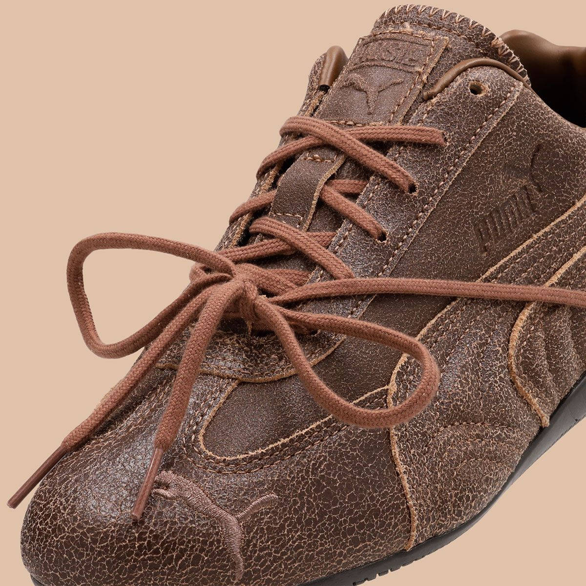 Ros x PUMA Speedcat OG Brown side