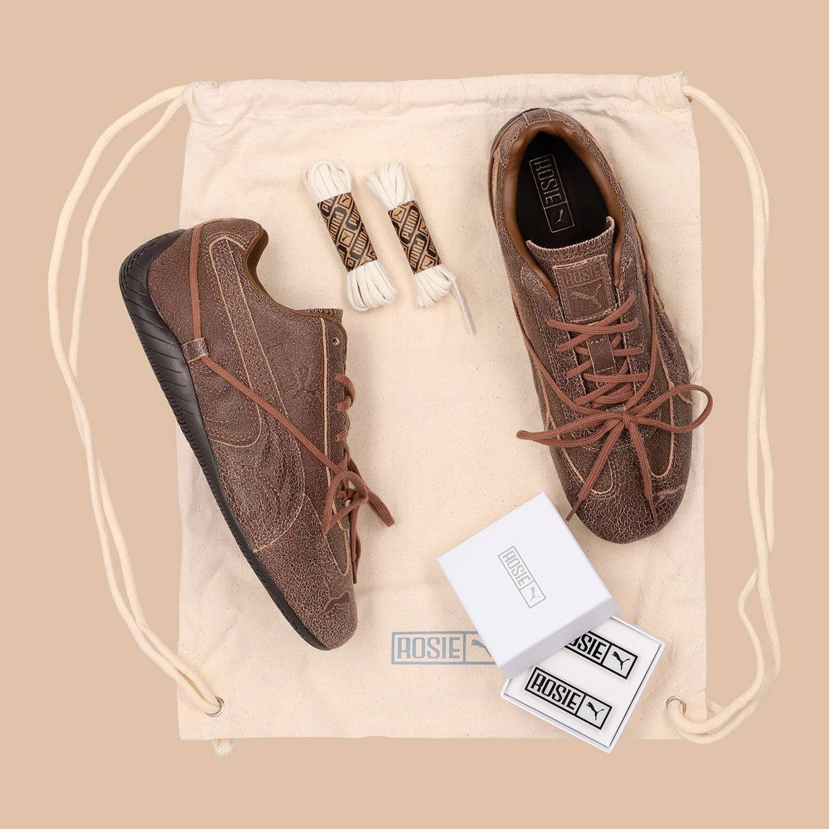 Ros x PUMA Speedcat OG Brown top