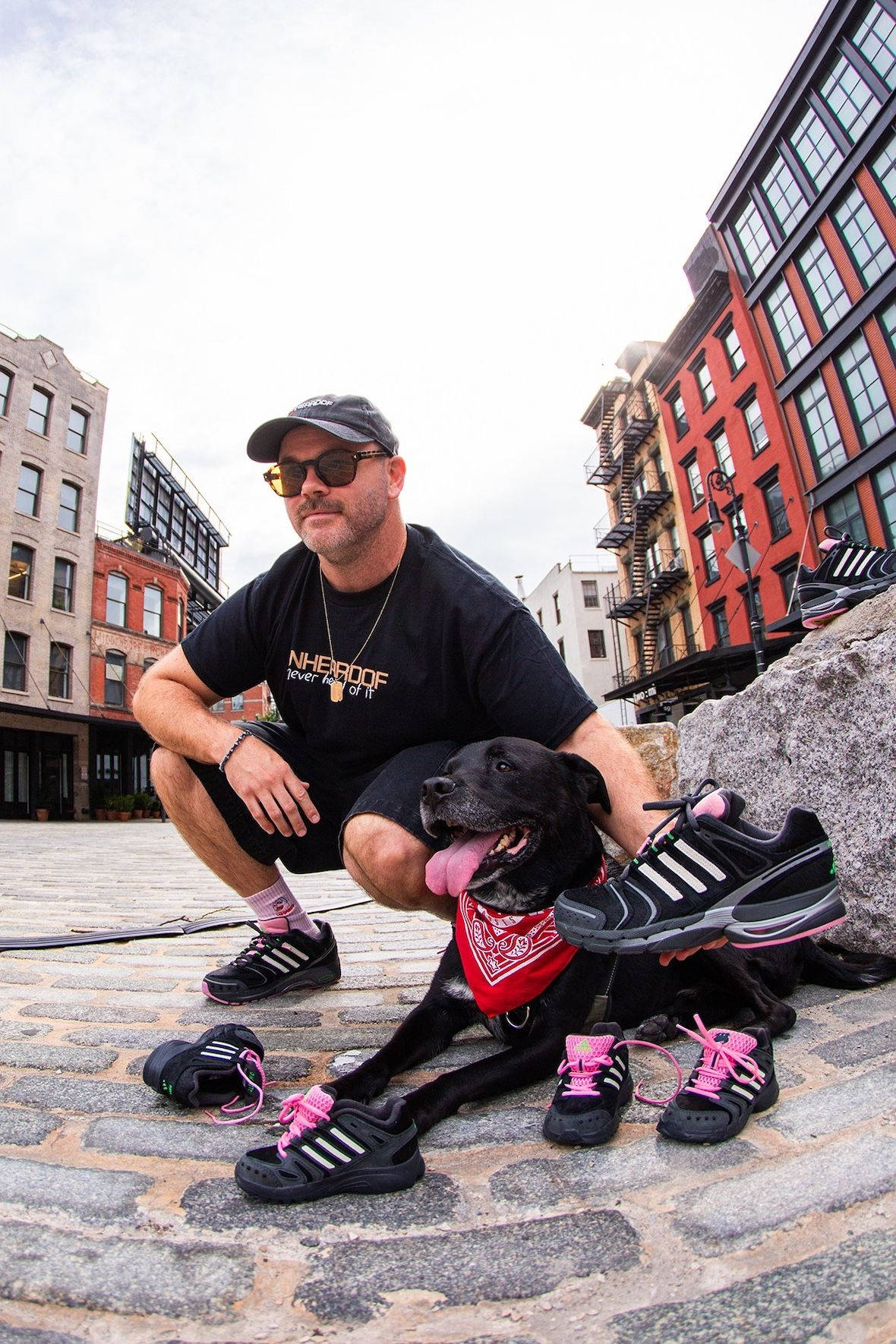 Unheardof x adidas Adistar Control 5 Doggy Runners side