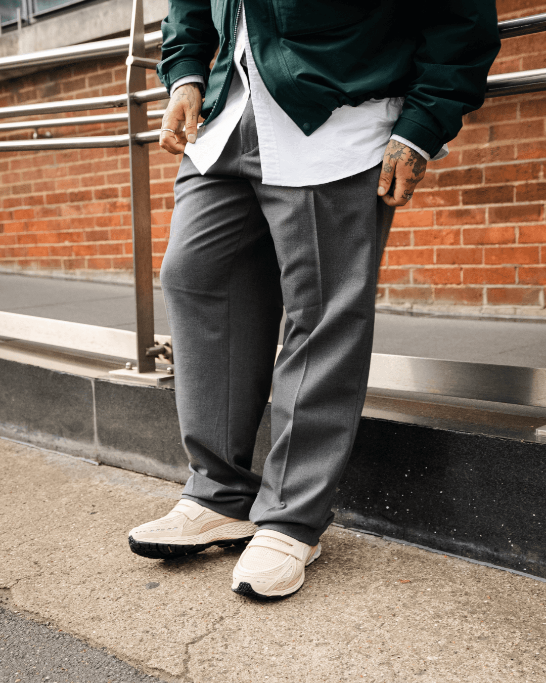 Pleated Wide Trousers | Outfit