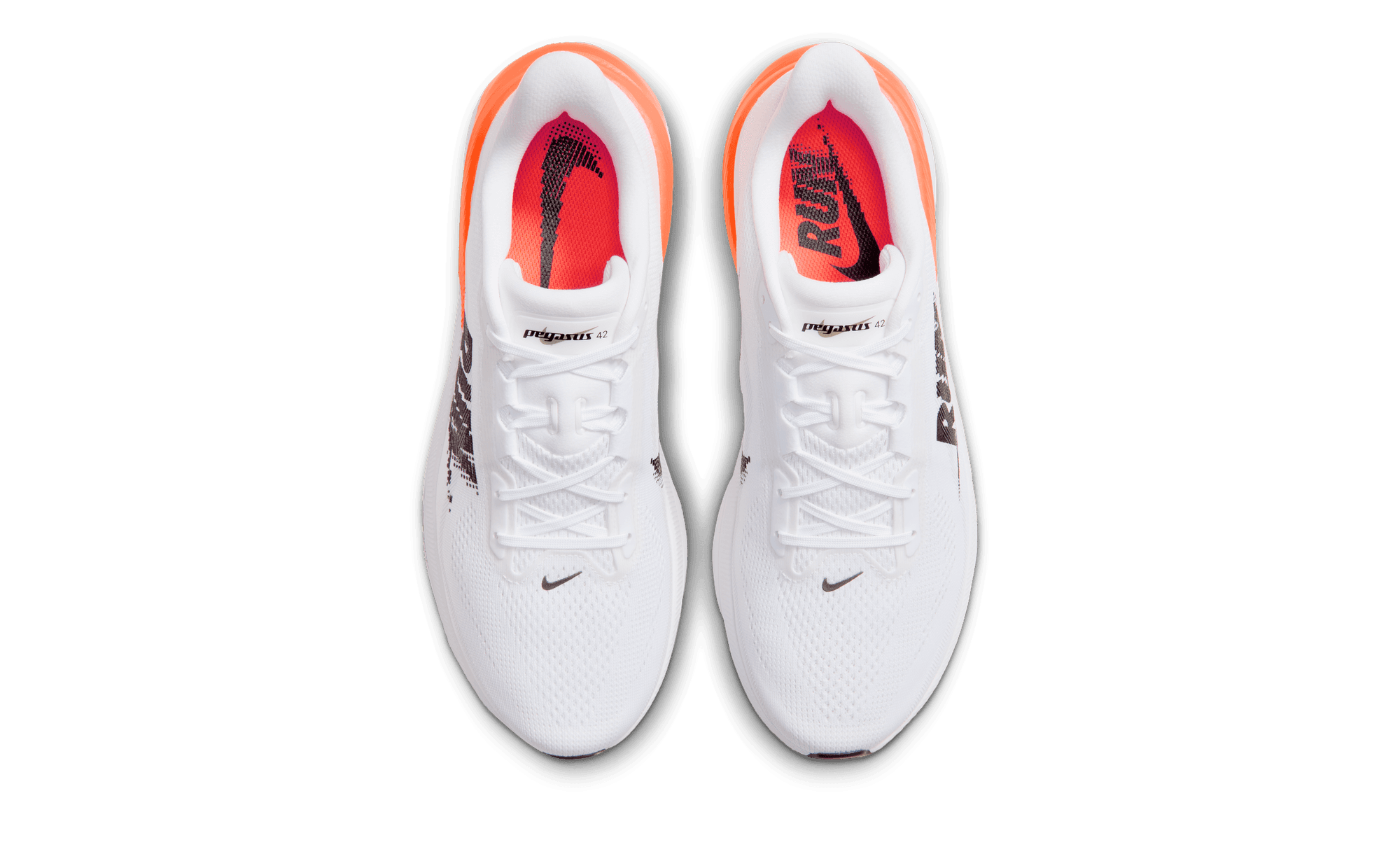Nike Pegasus 42 White Total Orange IZ6178-101 middle