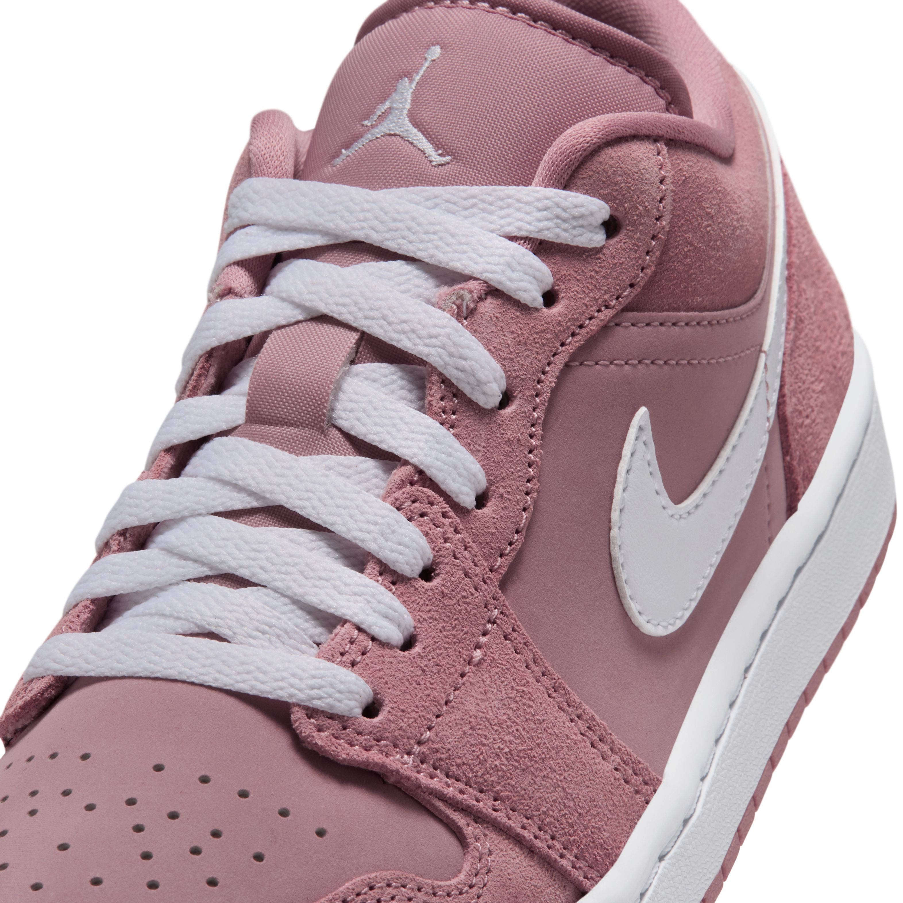 Air Jordan 1 Low Rust Pink White DC0774 610 tongue