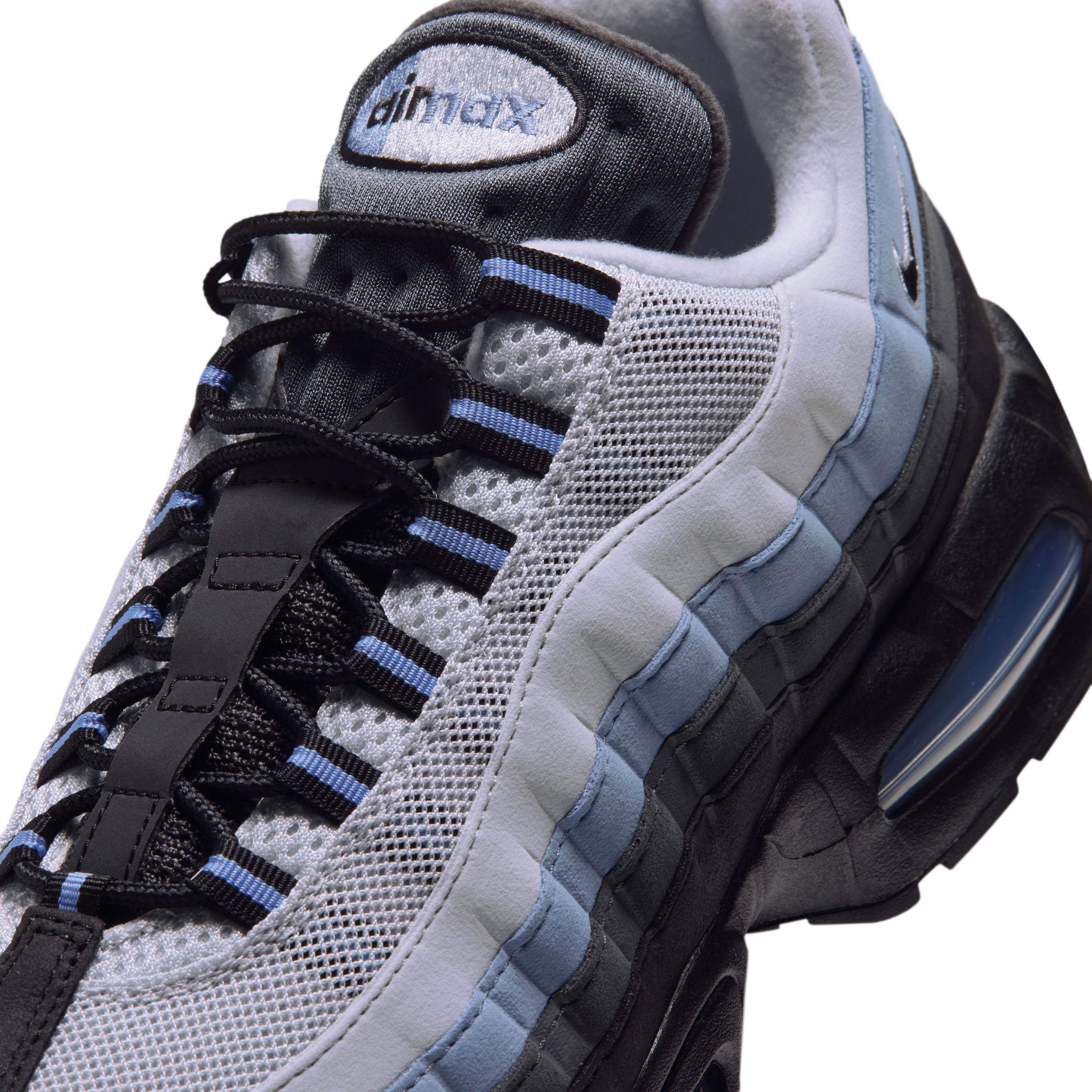Nike Air Max 95 Big Bubble Black Work Blue Detail