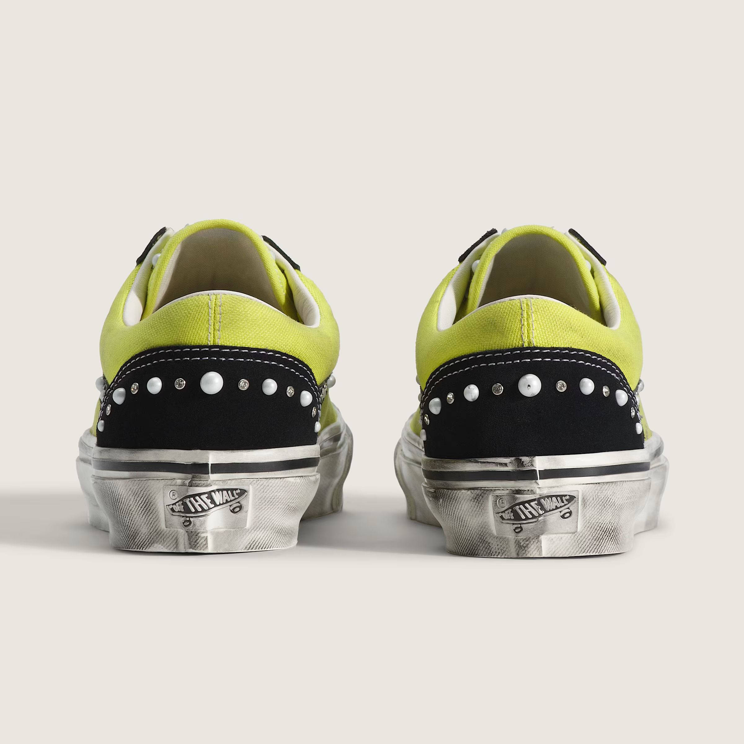 Vans Old Skool 36 Pearlized Yellow Lime VN000E8VHHC back