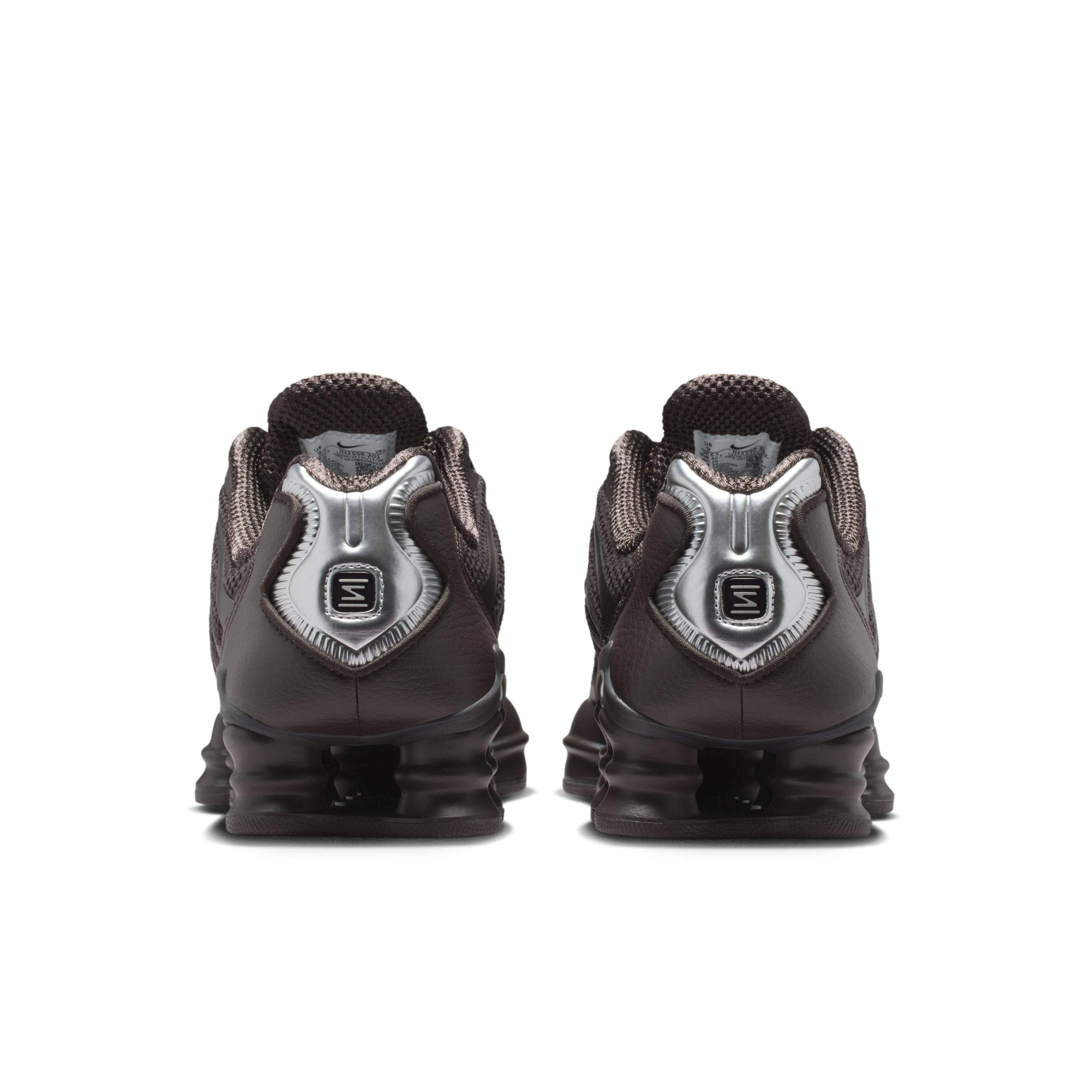 Nike Shox TL Velvet Brown Metallic Silver IH2559 201 back