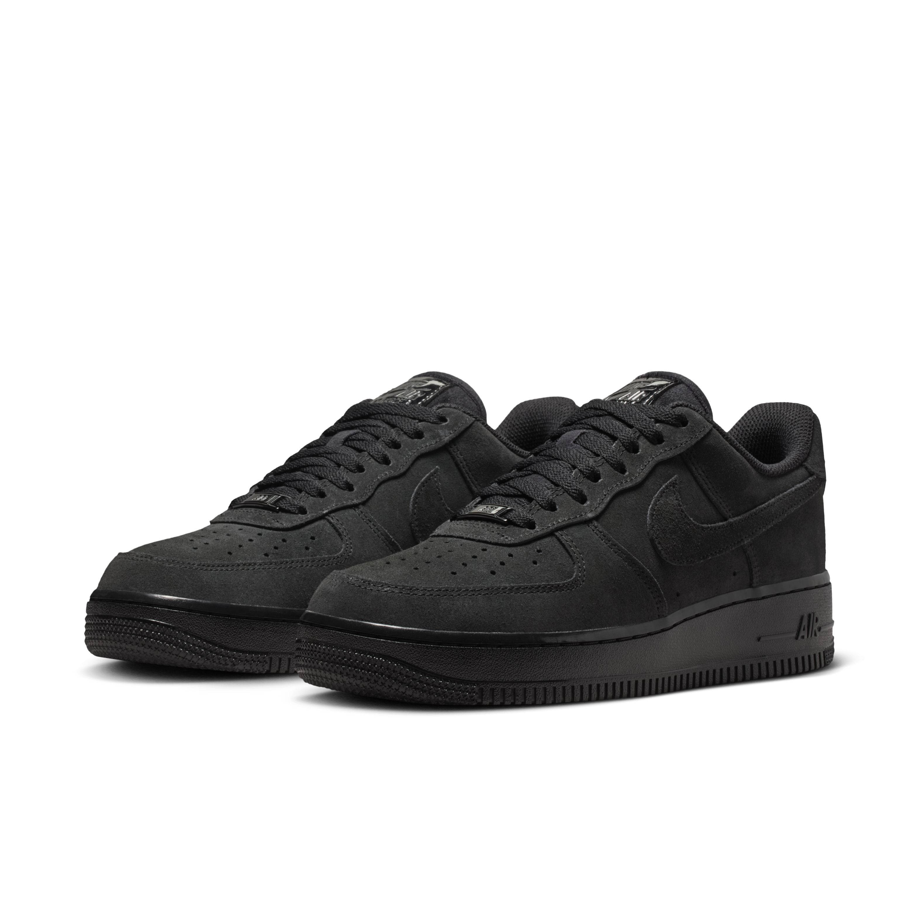 Nike Air Force 1 07 Black Womens front