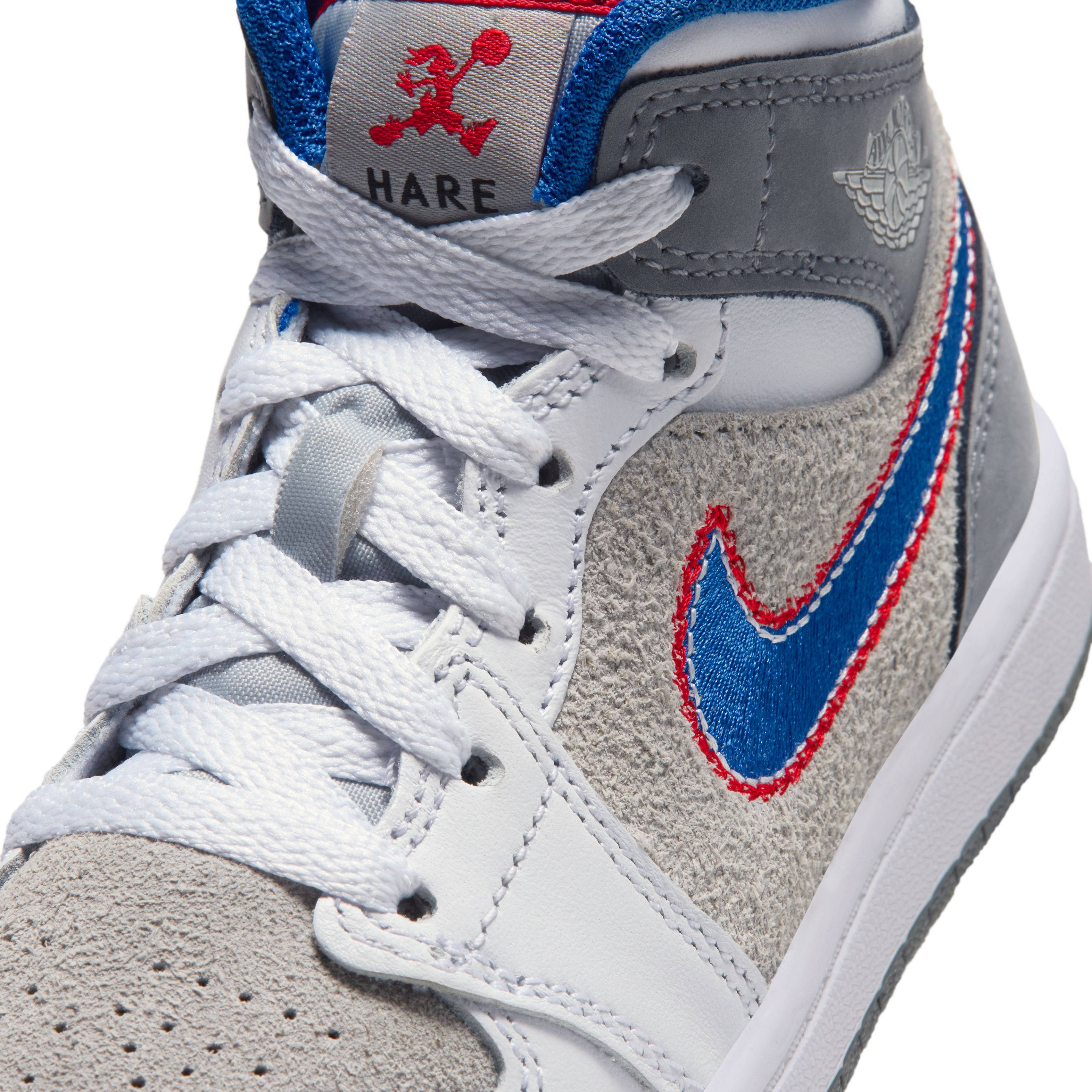 Air Jordan 1 Mid SE Space Jam Hare IZ9293 001 side