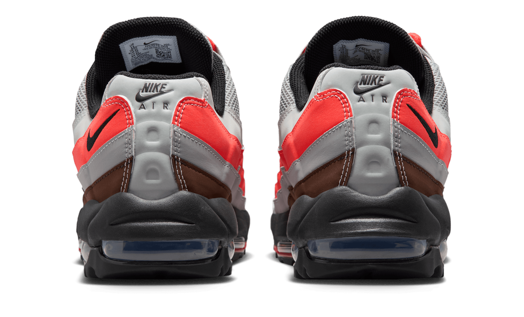 Nike Air Max 95 Golf Light Silver Crimson HV4696-003 back